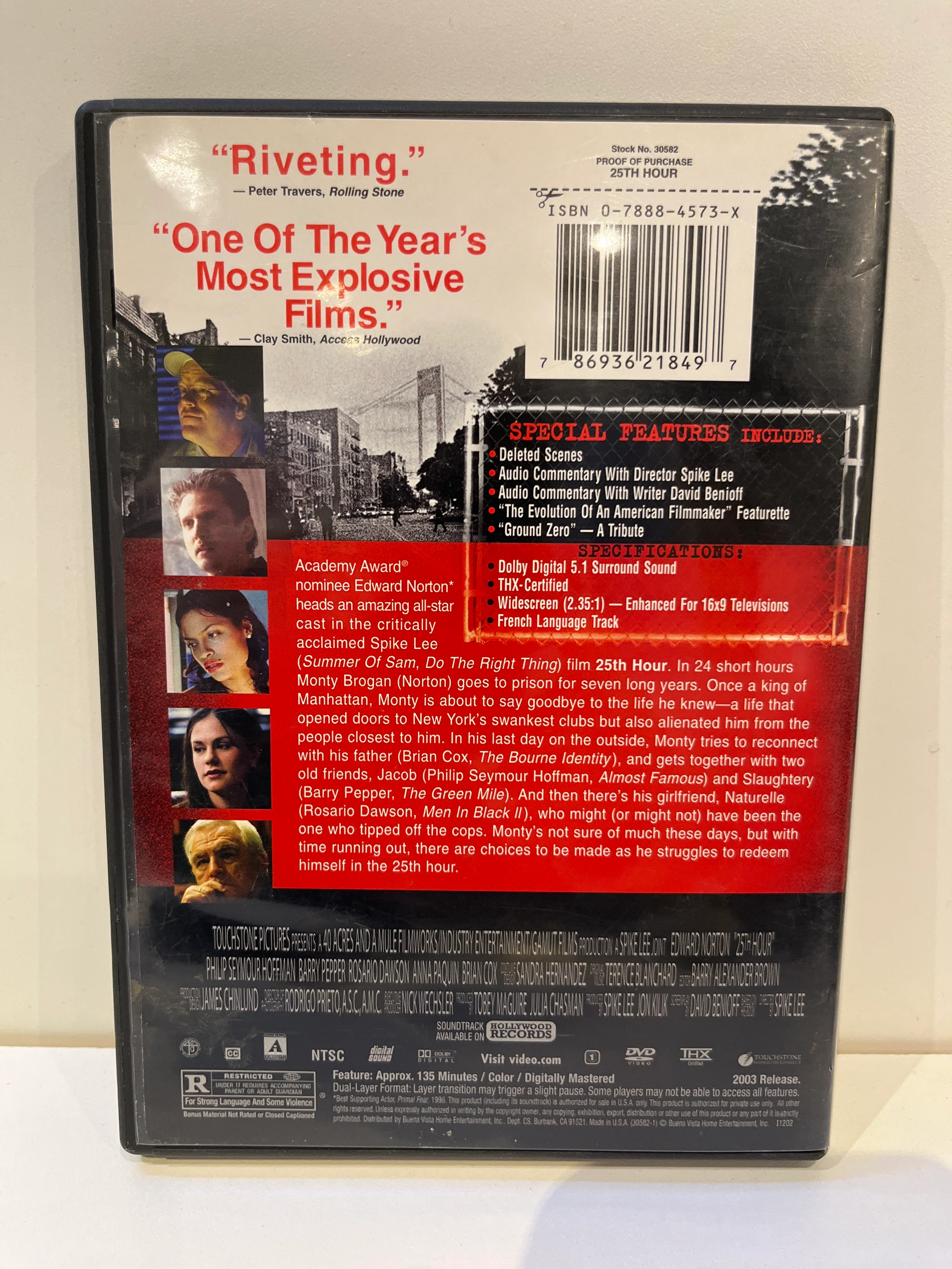 25th Hour - DVD - Image 2
