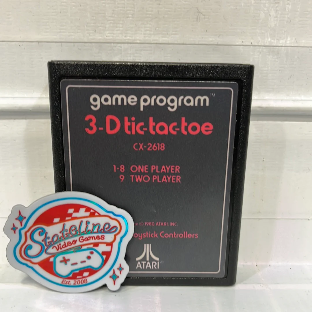 3D Tic Tac Toe [Text Label] - Atari 2600