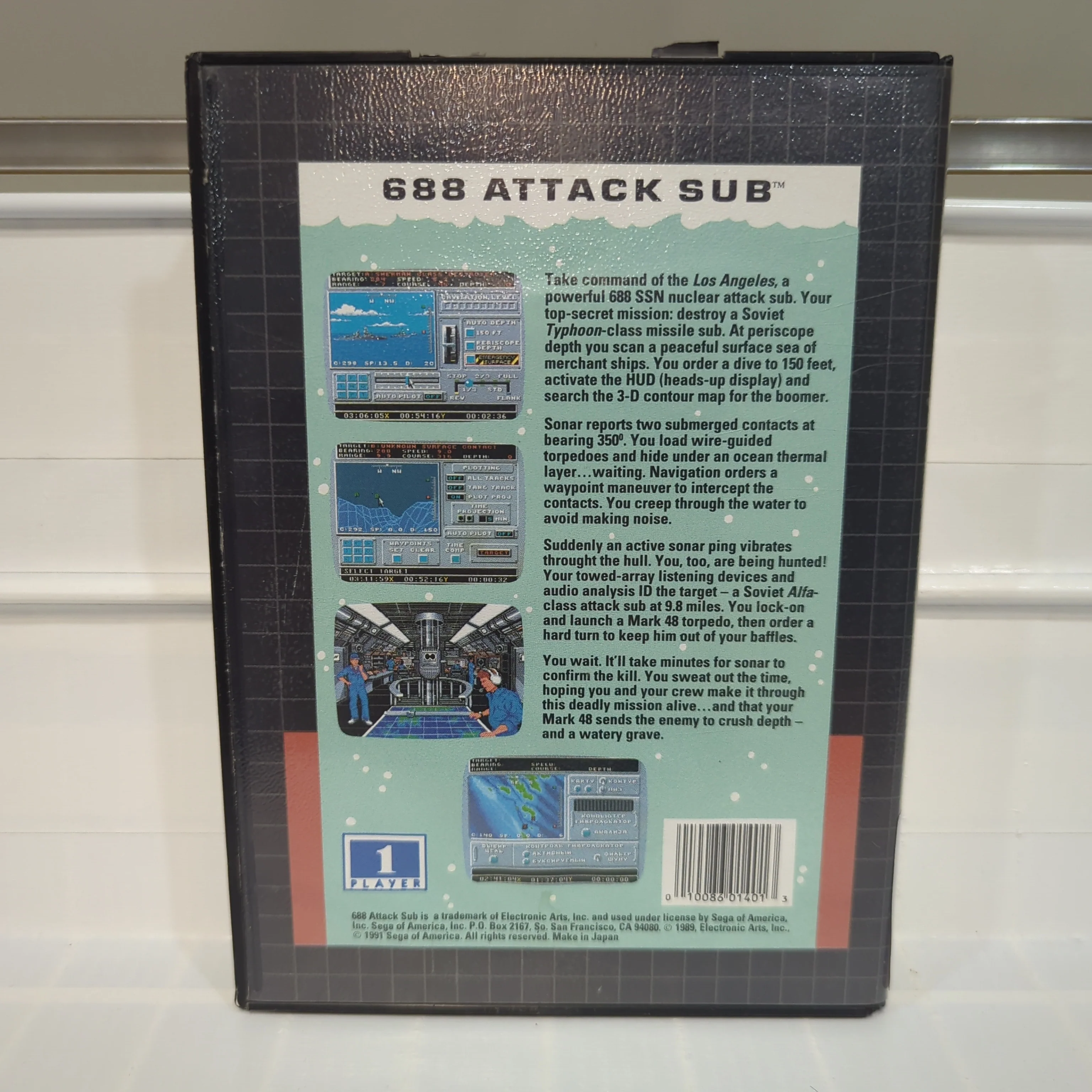 688 Attack Sub - Sega Genesis - Image 2