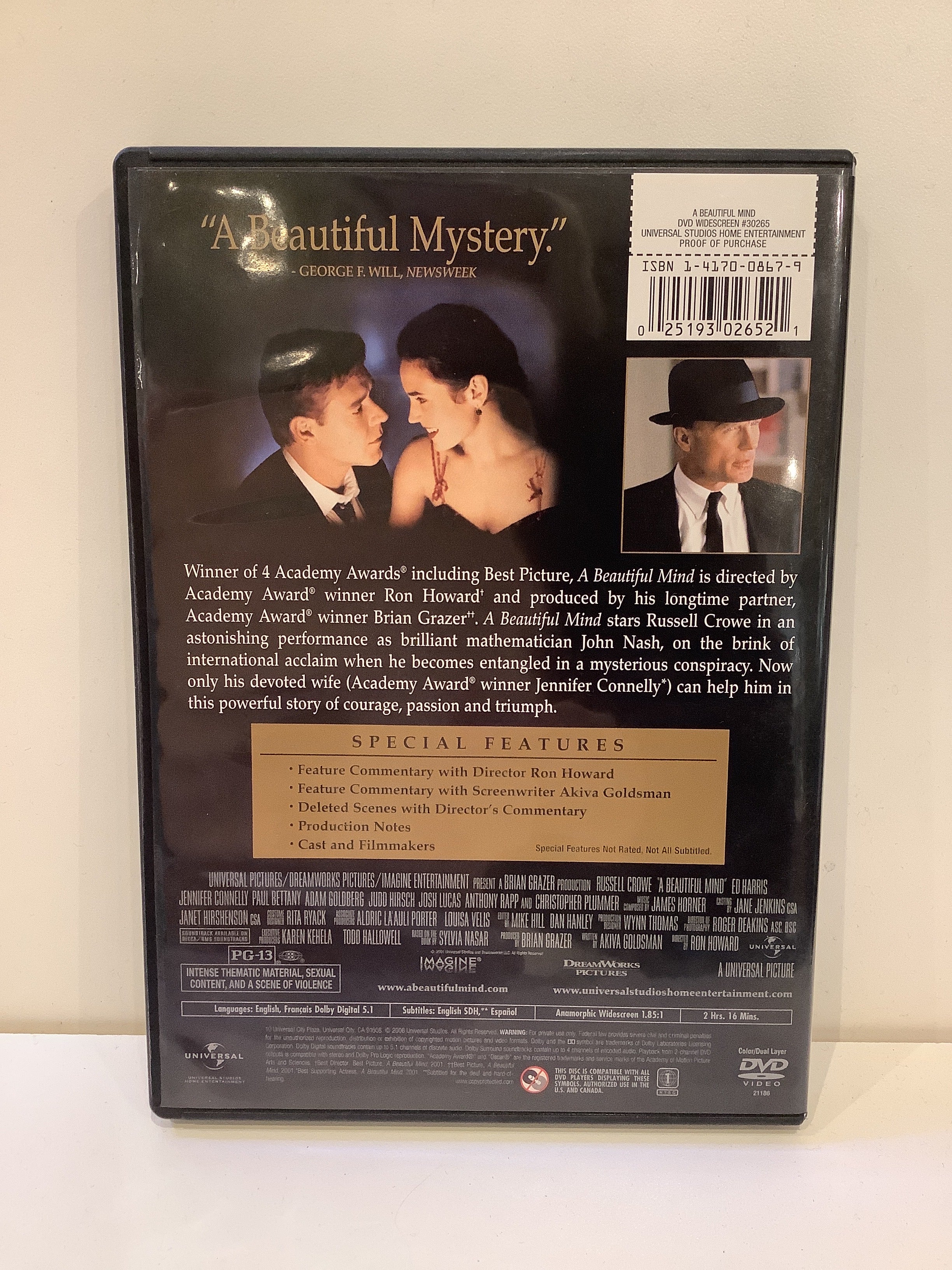 A Beautiful Mind - DVD - Image 2