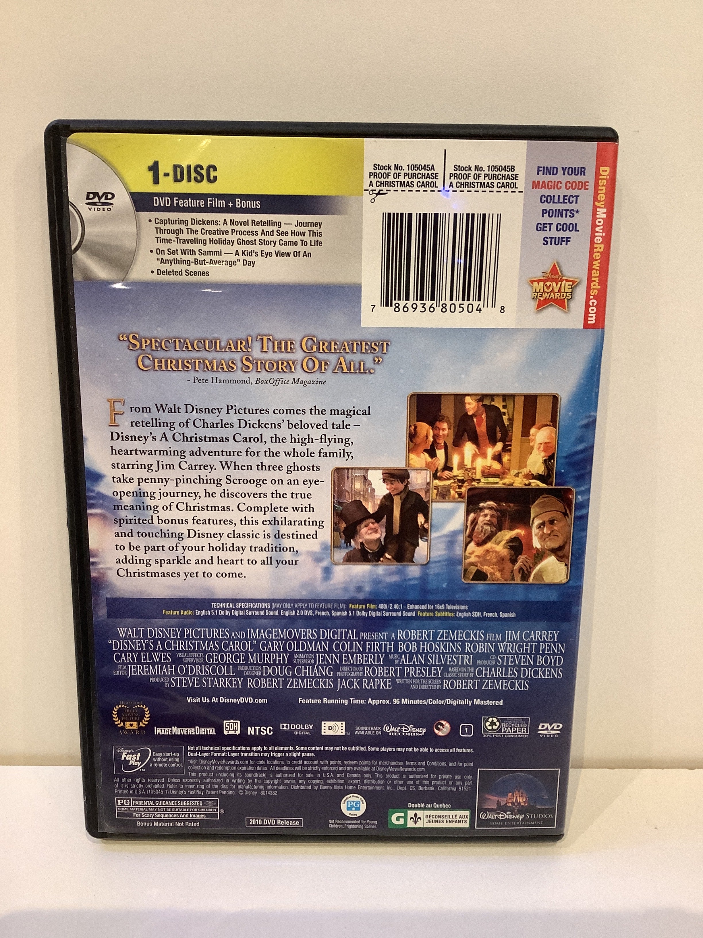 A Christmas Carol - DVD - Image 2