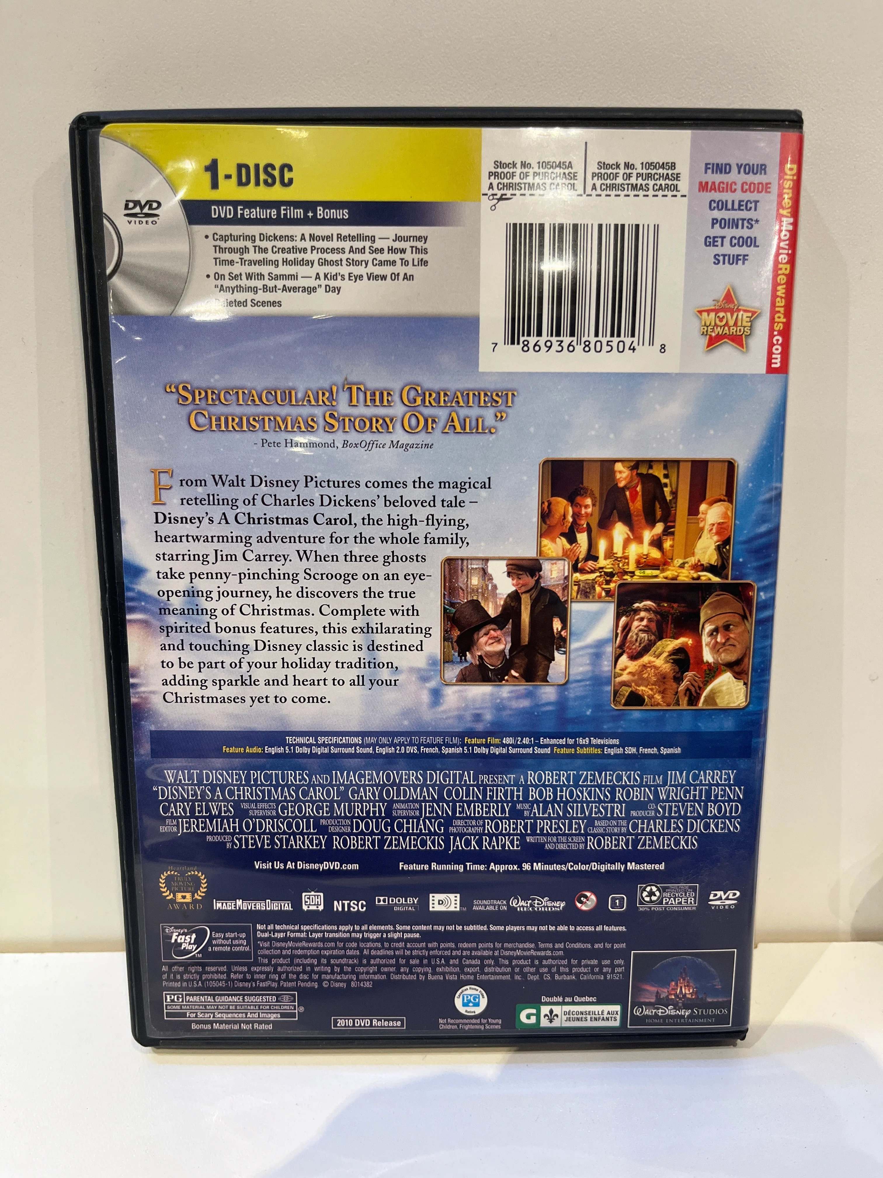 A Christmas Carol - DVD - Image 2