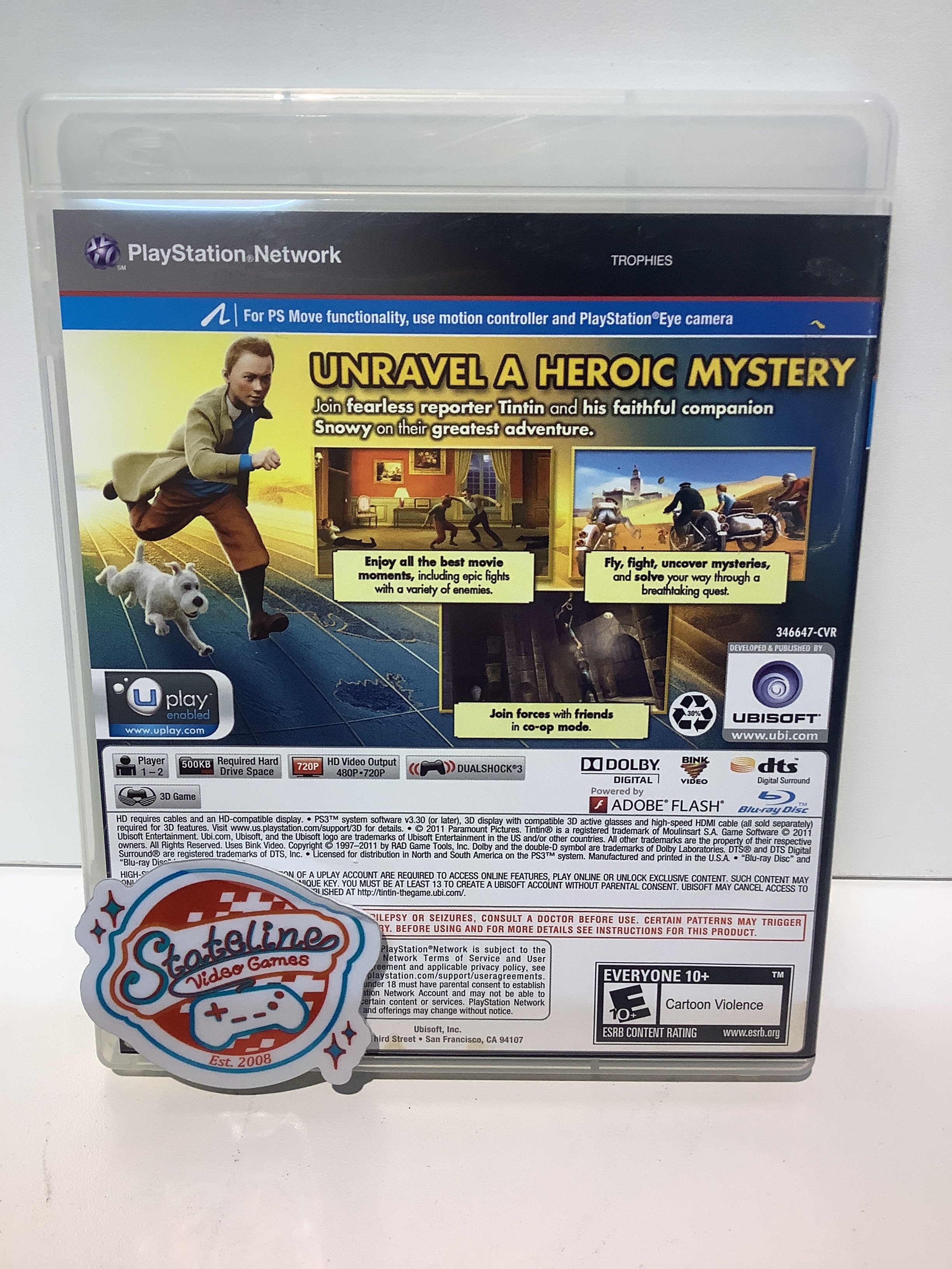 Adventures of Tintin: The Game - Playstation 3 - Image 2