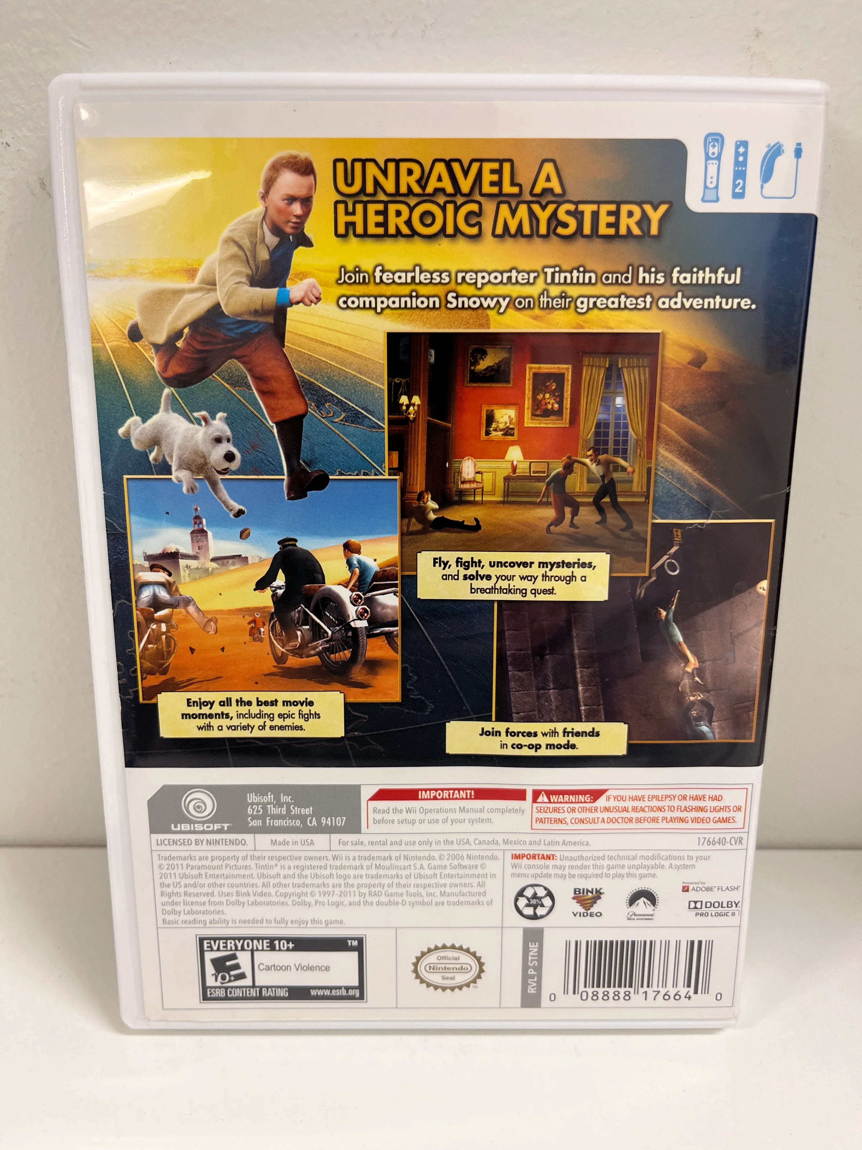Adventures of Tintin: The Game - Wii - Image 2
