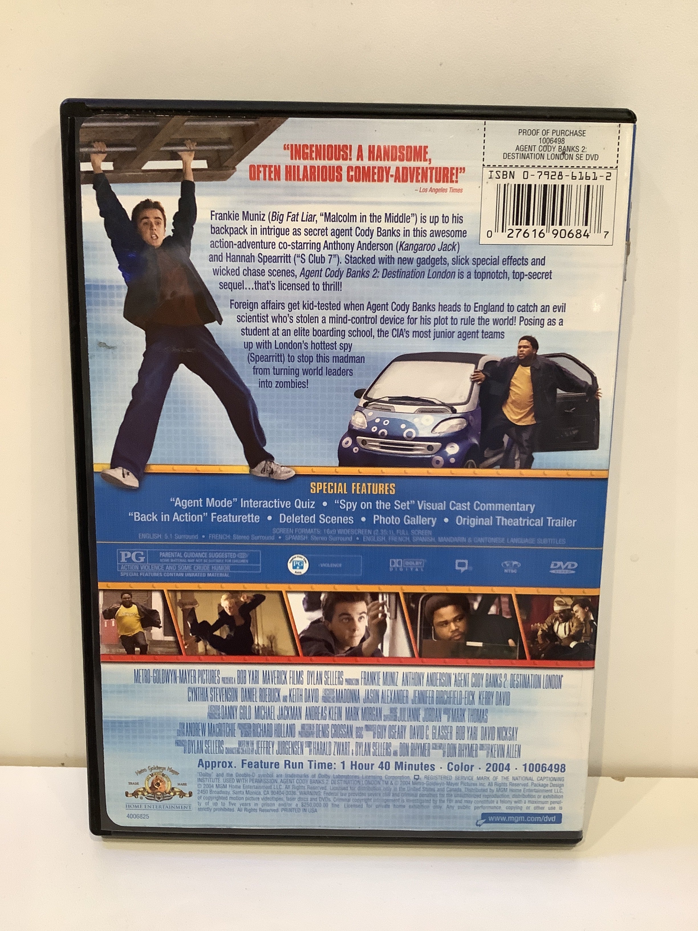 Agent Cody Banks 2: Destination London - DVD - Image 2