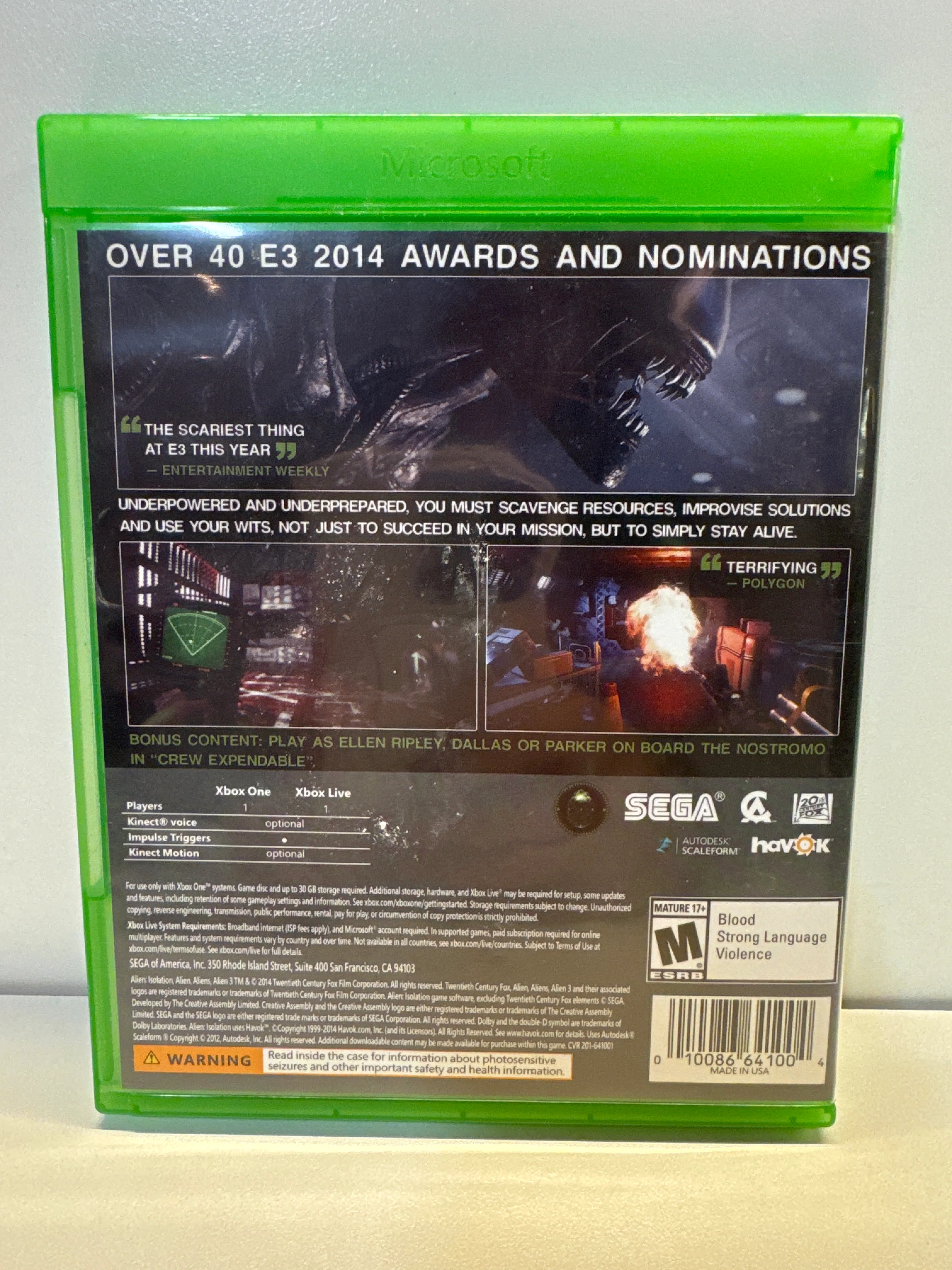 Alien: Isolation - Xbox One - Image 2