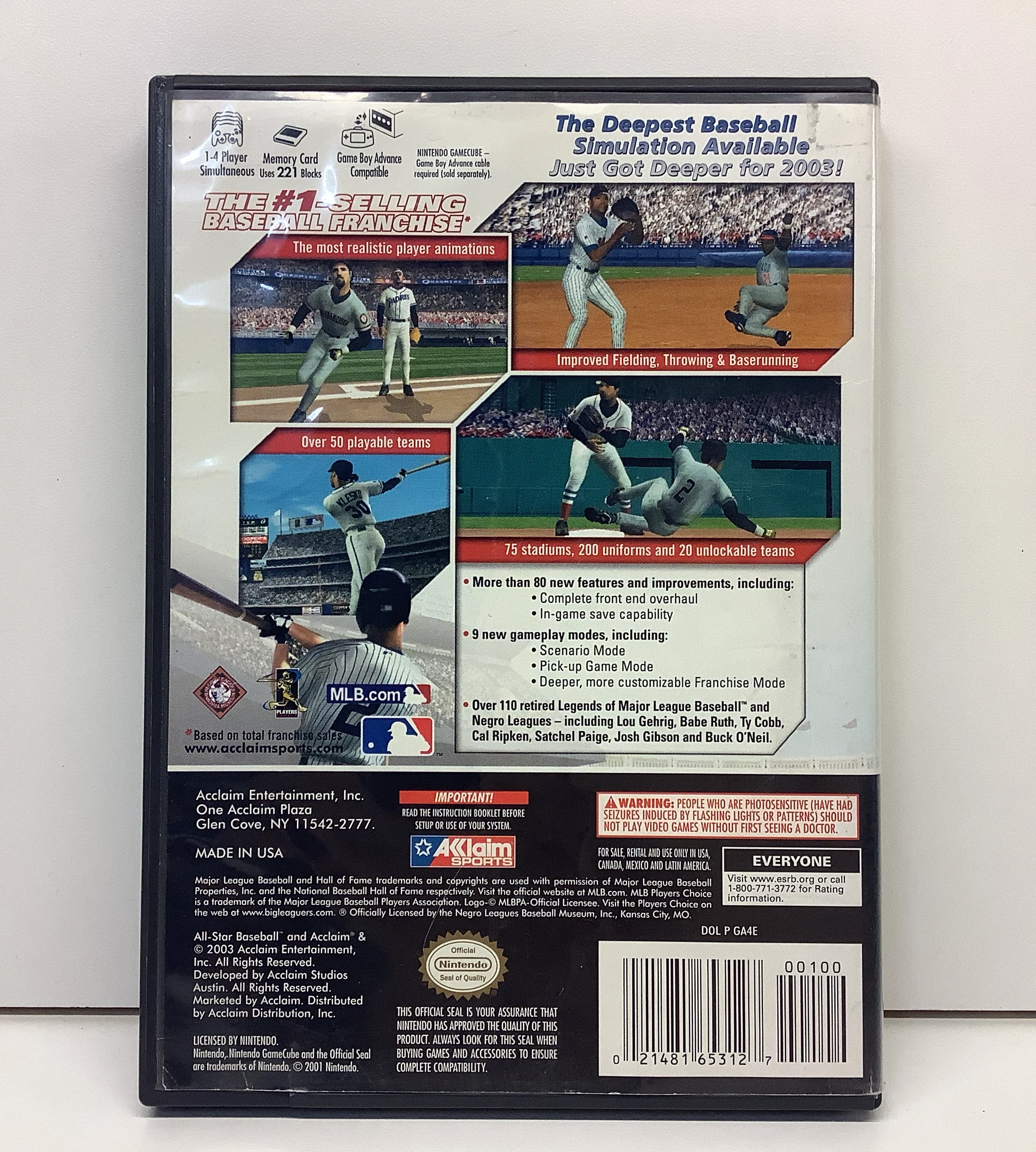 All-Star Baseball 2004 - Gamecube - Image 2