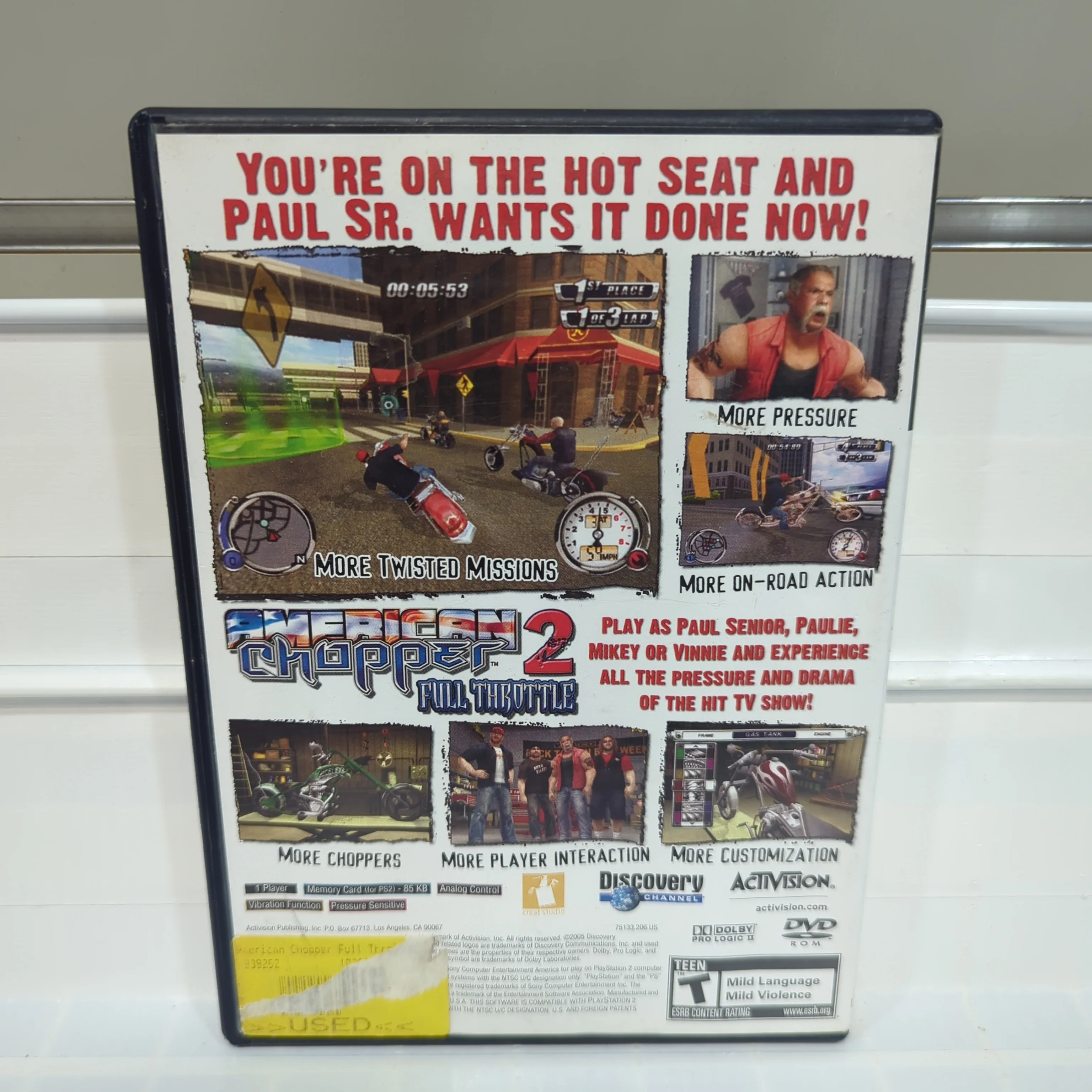 American Chopper 2 Full Throttle - Playstation 2 - Image 2