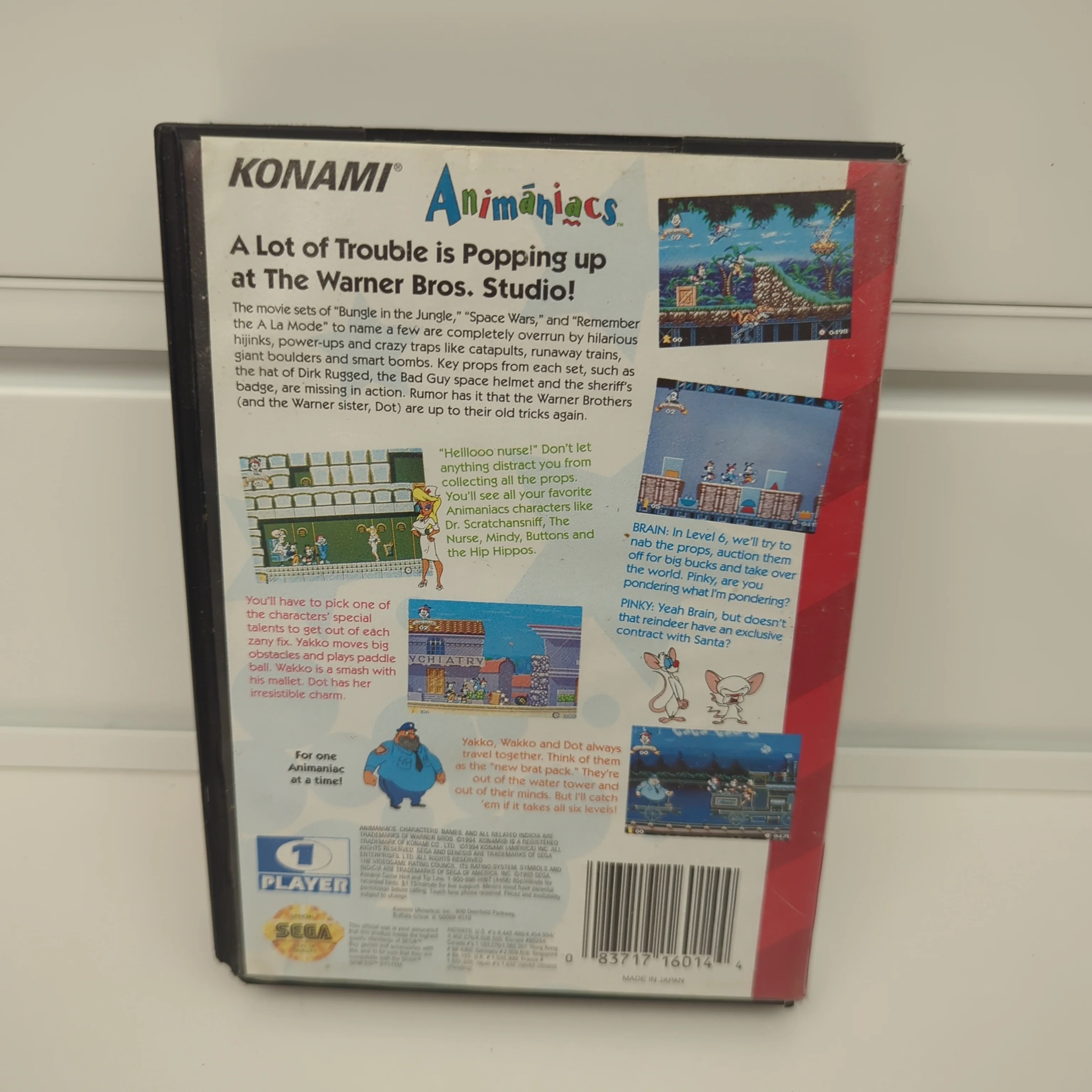 Animaniacs - Sega Genesis - Image 2