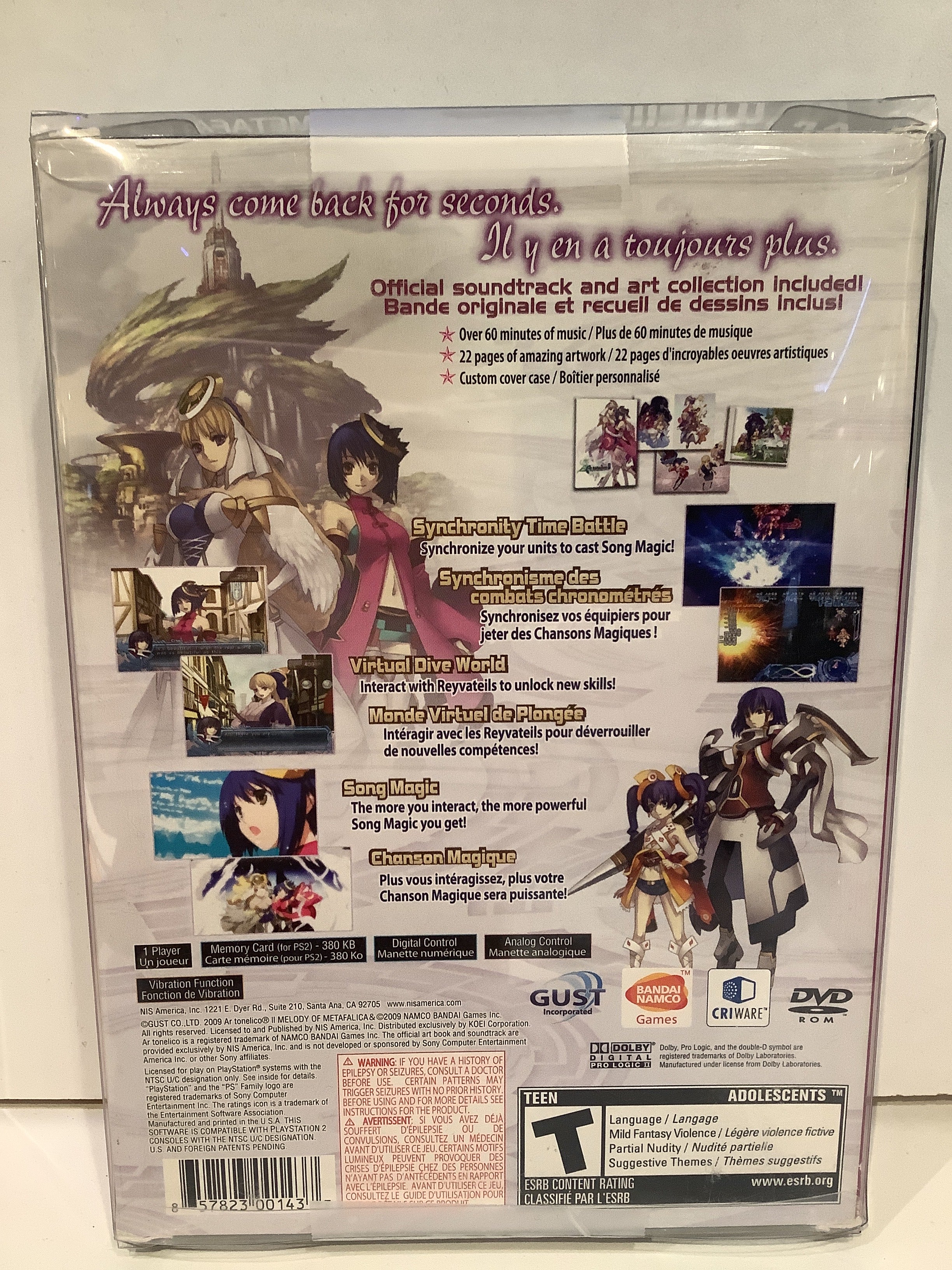 Ar Tonelico 2 Melody of MetaFalica [Limited Edition] - Playstation 2 - Image 2