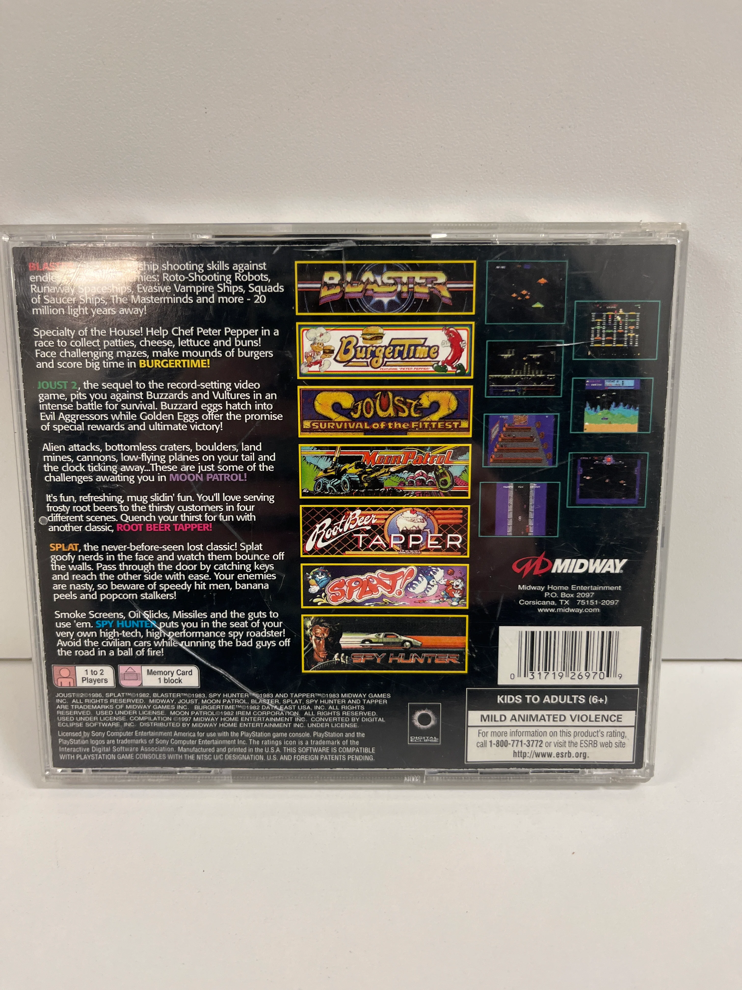 Arcade's Greatest Hits Midway Collection 2 - Playstation - Image 2