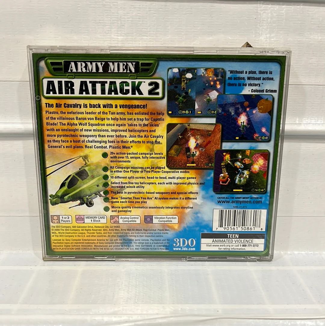 Army Men Air Attack 2 - Playstation - Image 2