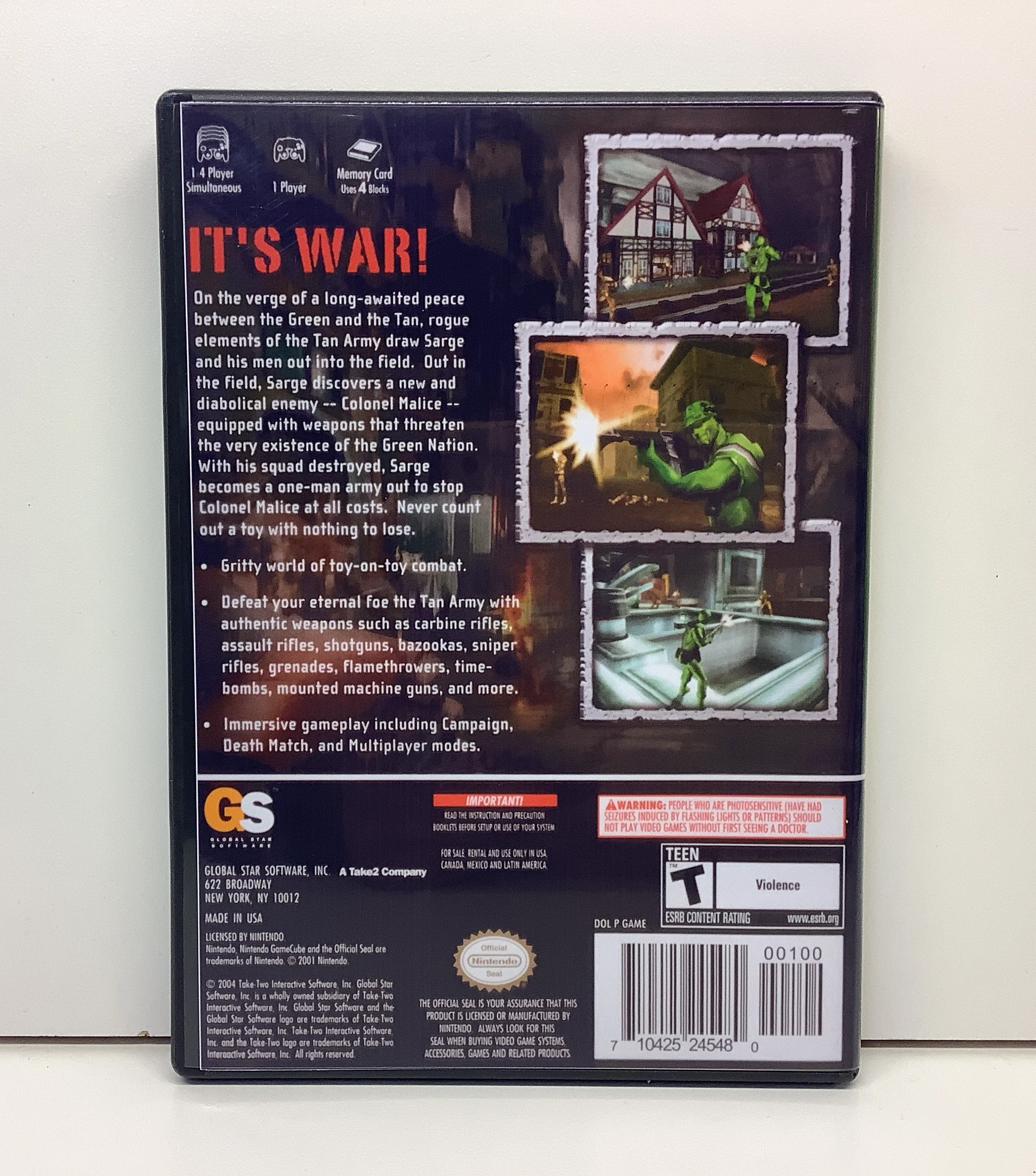 Army Men Sarge's War - Gamecube - Image 2