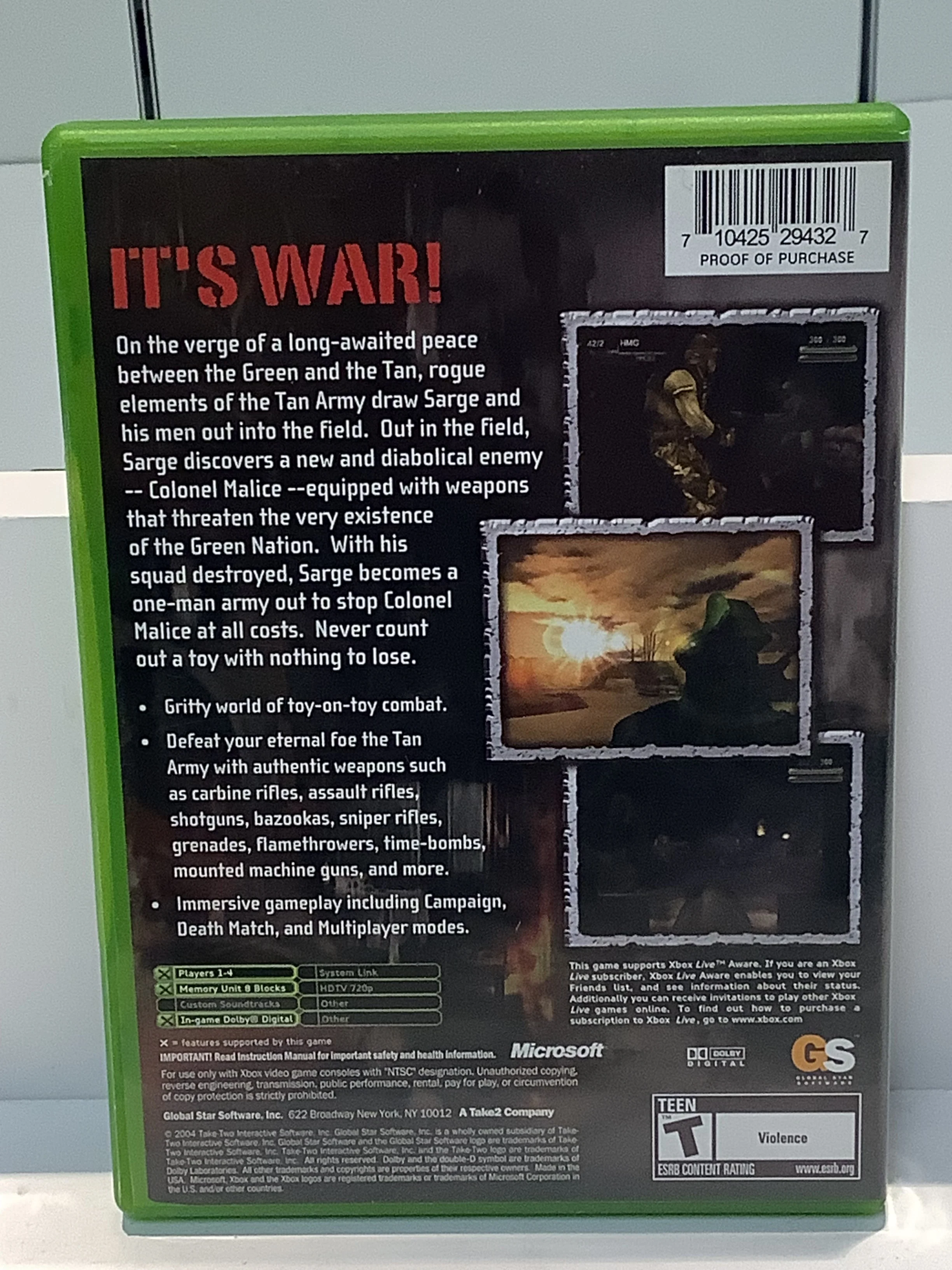 Army Men Sarge's War - Xbox - Image 2