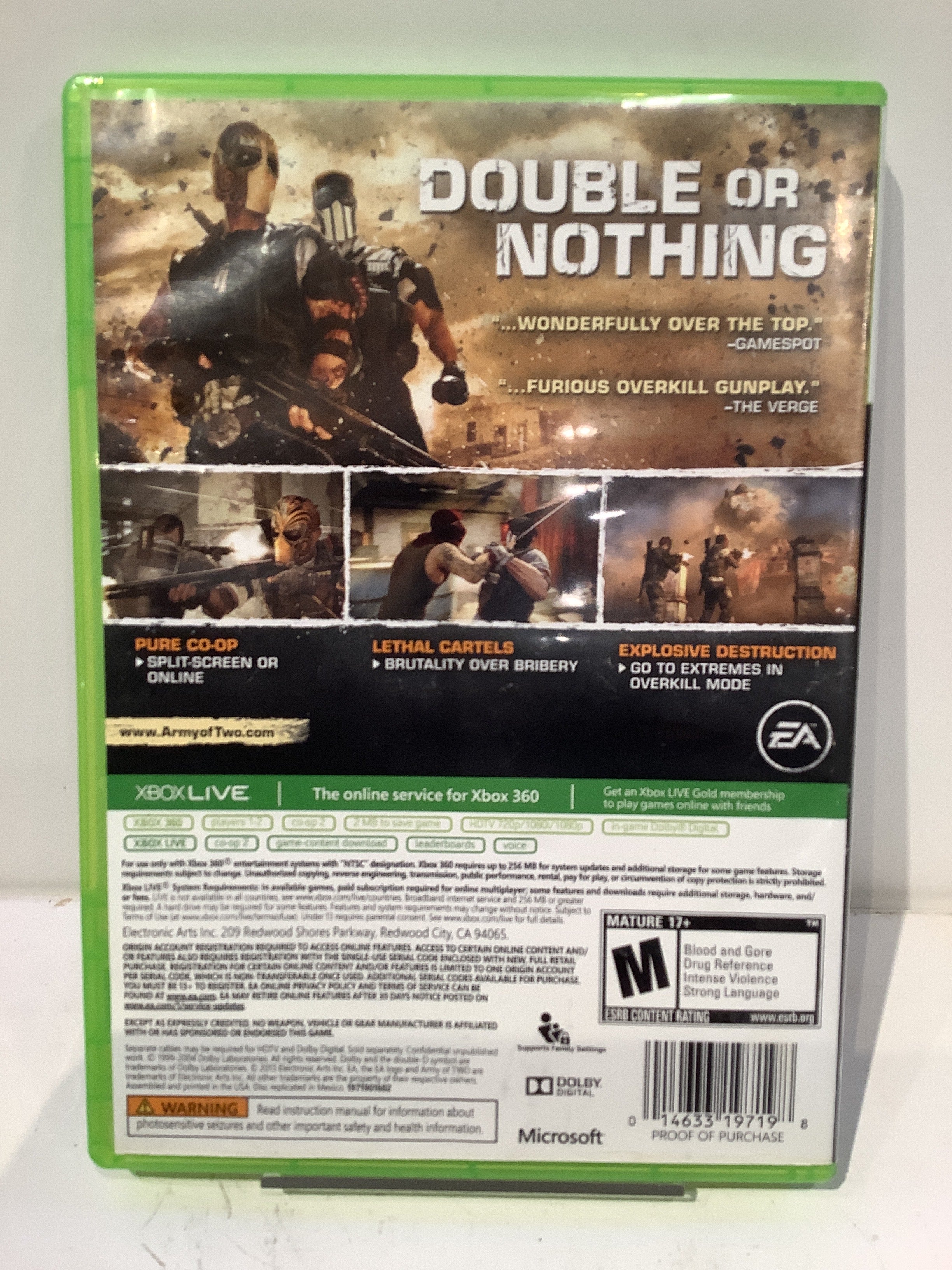 Army of Two: The Devils Cartel - Xbox 360 - Image 2