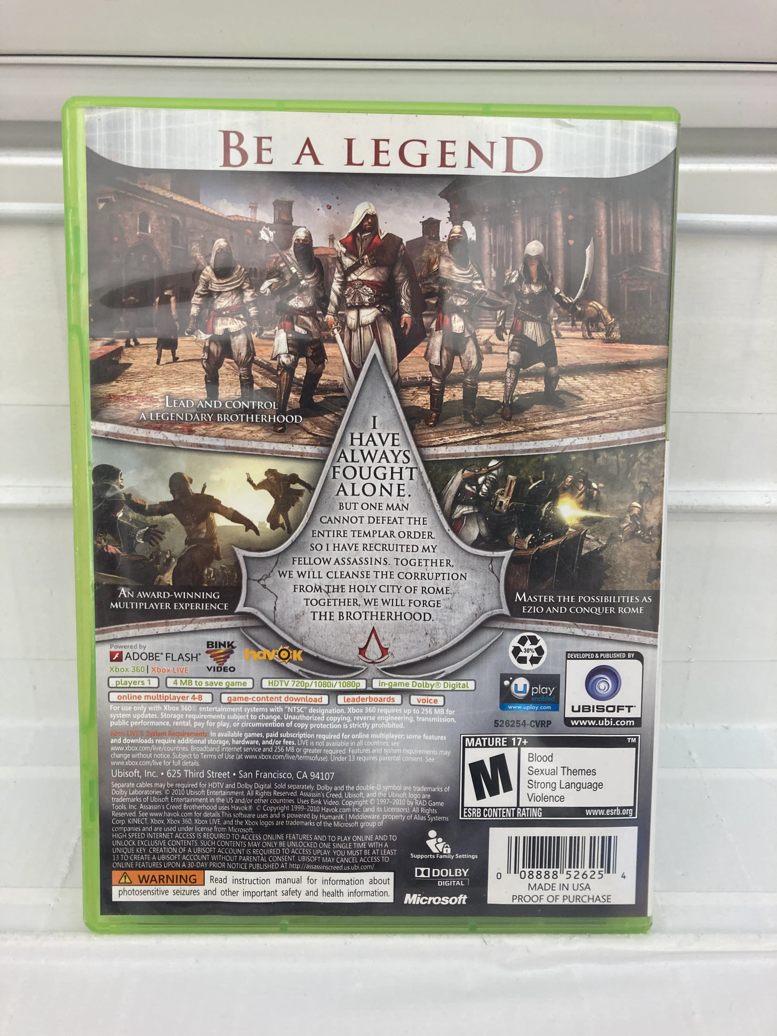Assassin's Creed: Brotherhood [Platinum Hits] - Xbox 360 - Image 2