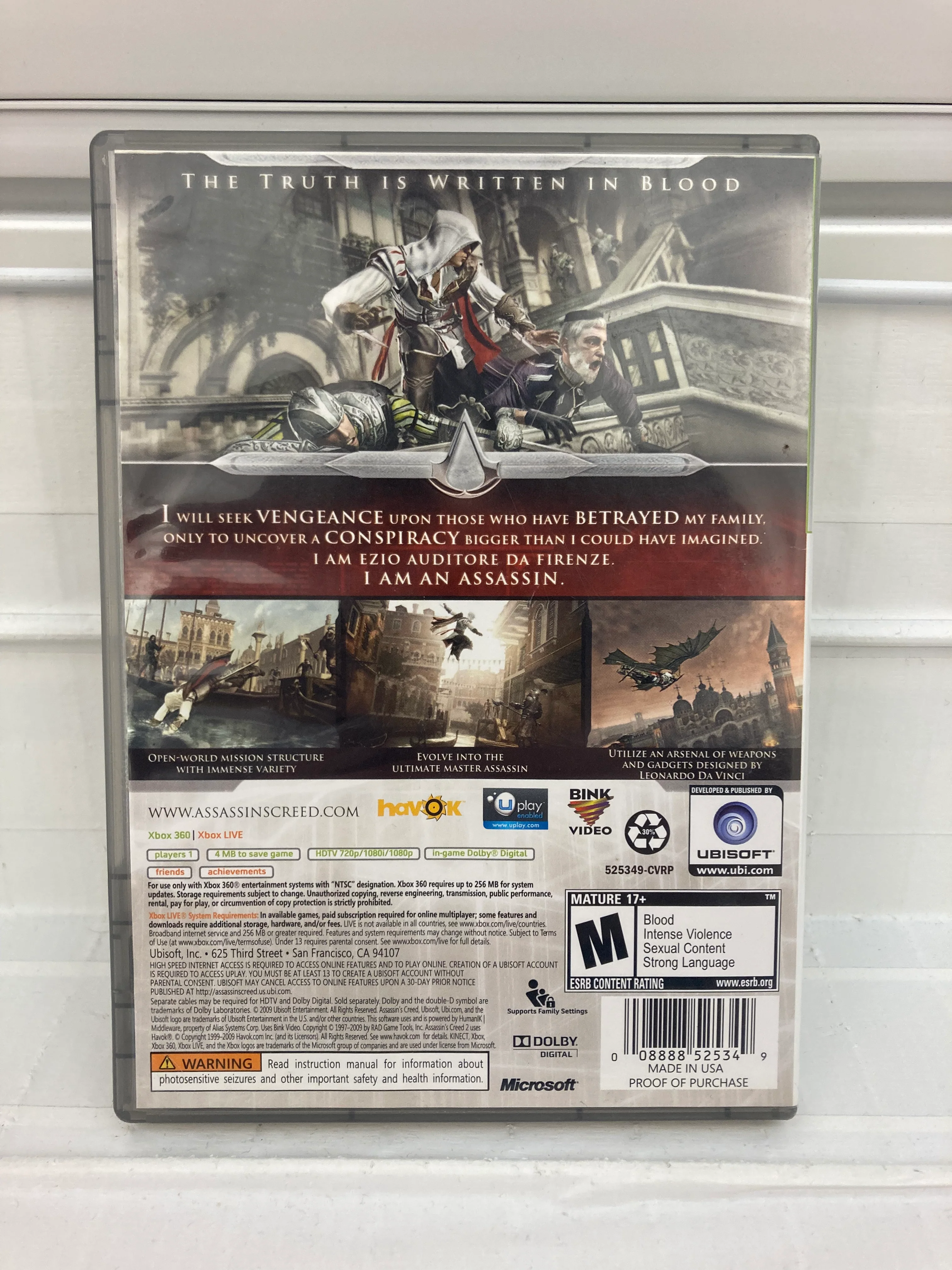Assassin's Creed II [Platinum Hits] - Xbox 360 - Image 2