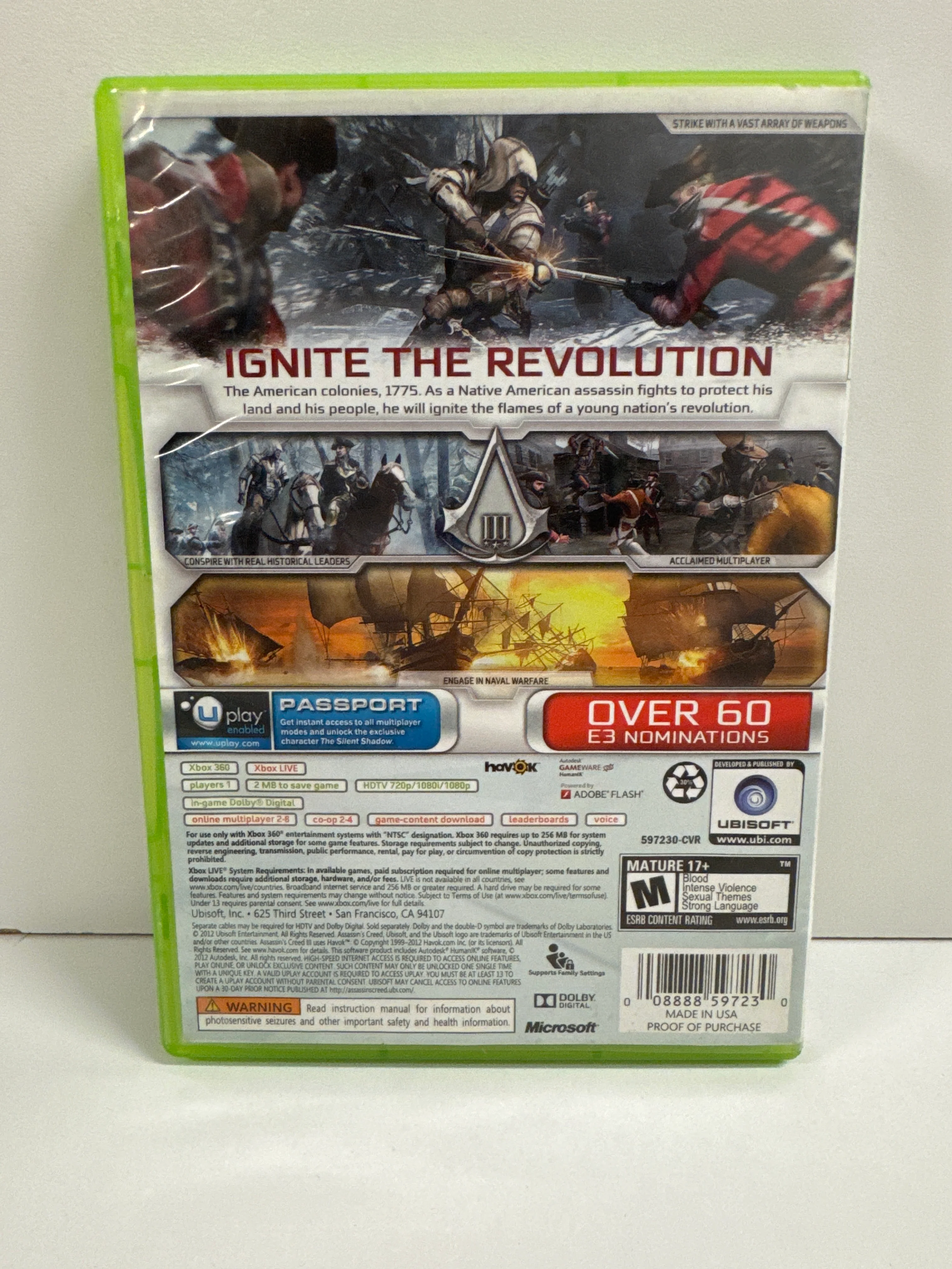 Assassin's Creed III [Gamestop Edition] - Xbox 360 - Image 2