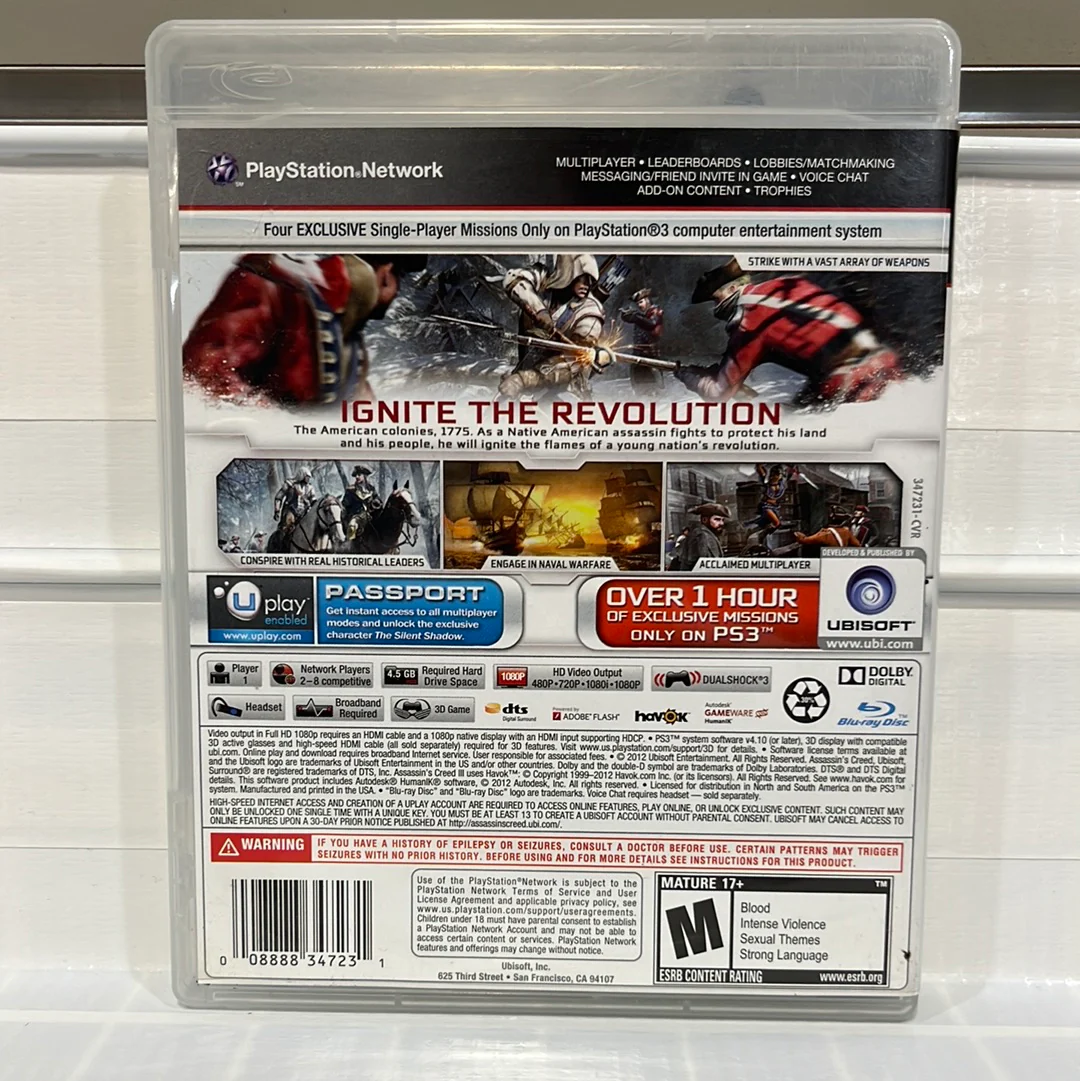 Assassin's Creed III - Playstation 3 - Image 2