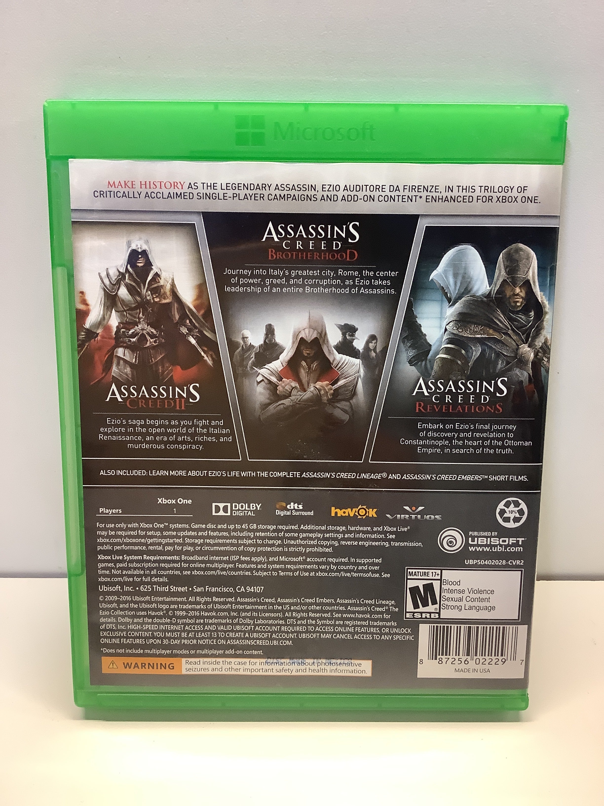 Assassin's Creed The Ezio Collection - Xbox One - Image 2