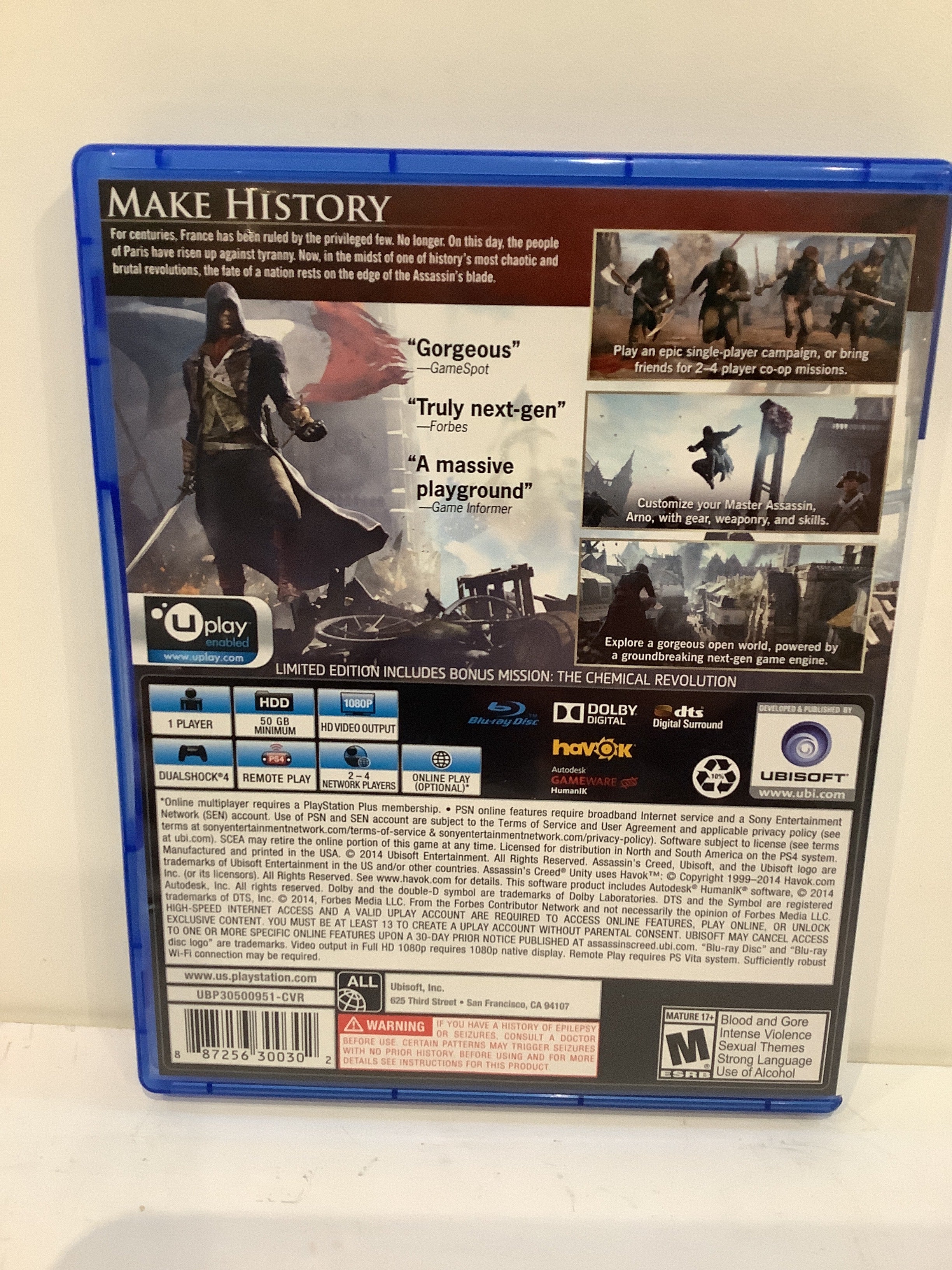 Assassin's Creed Unity [Limited Edition] Playstation 4 - Image 2