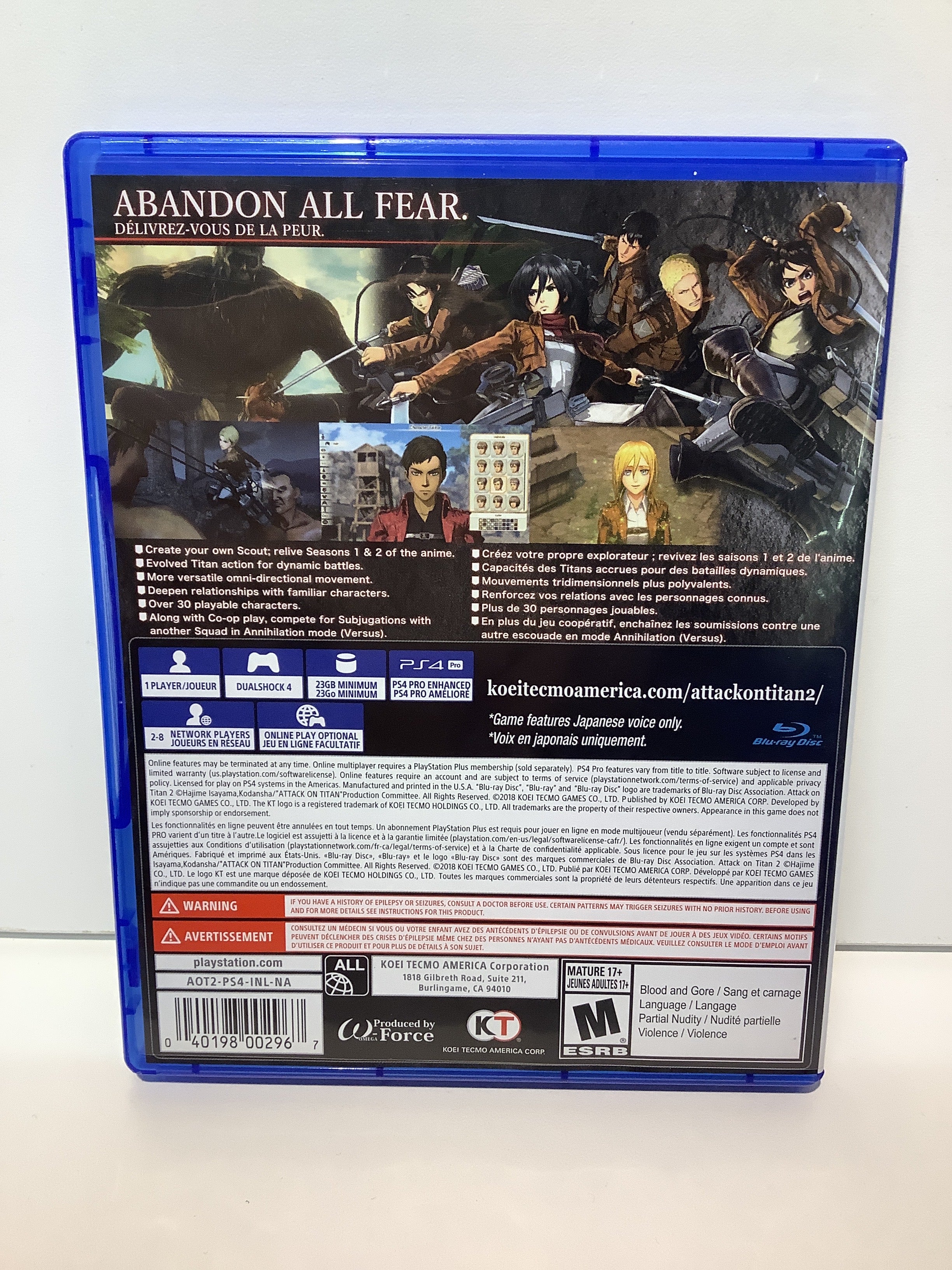Attack on Titan 2 - Playstation 4 - Image 2
