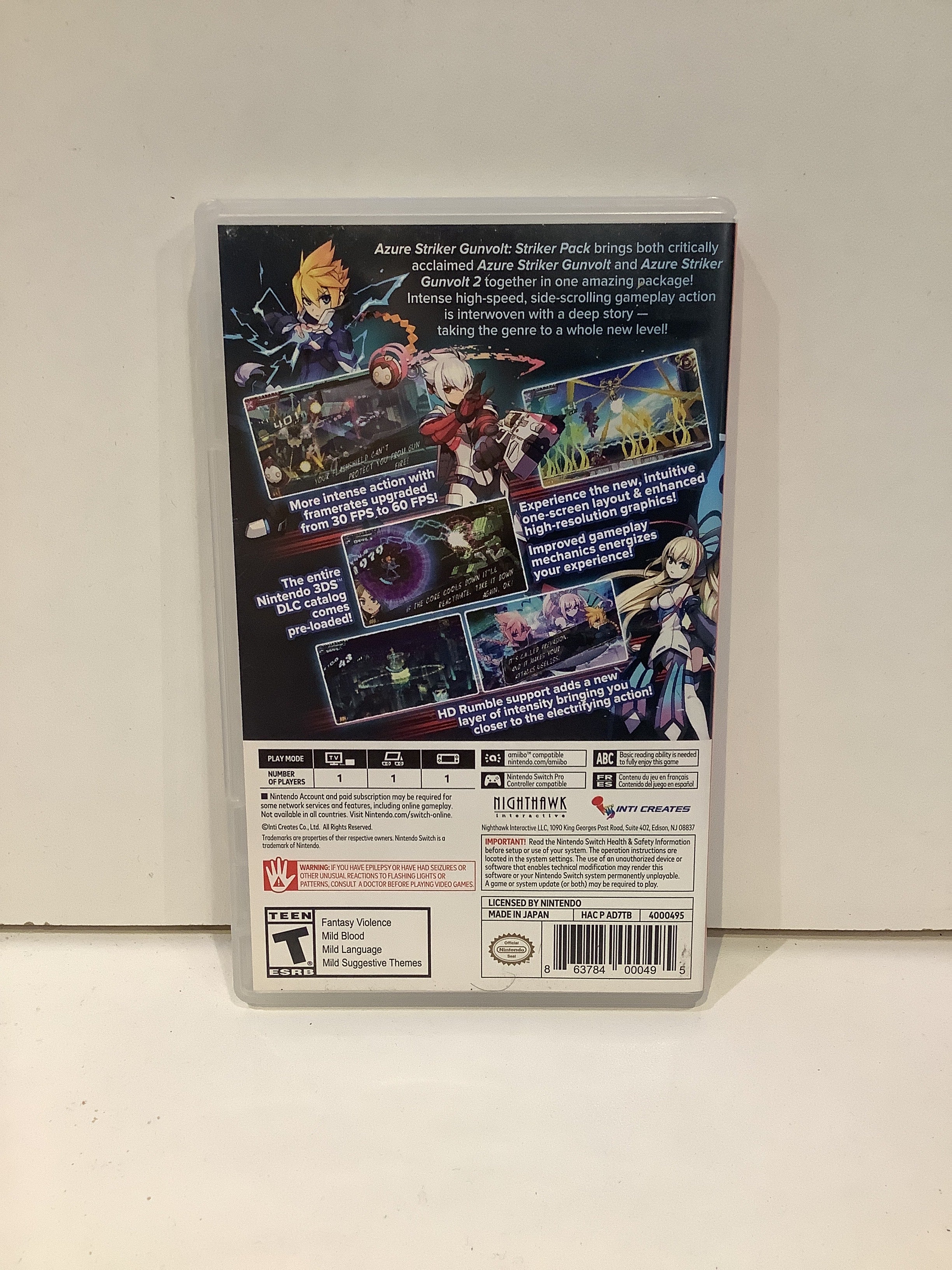 Azure Striker Gunvolt Striker Pack - Nintendo Switch - Image 2