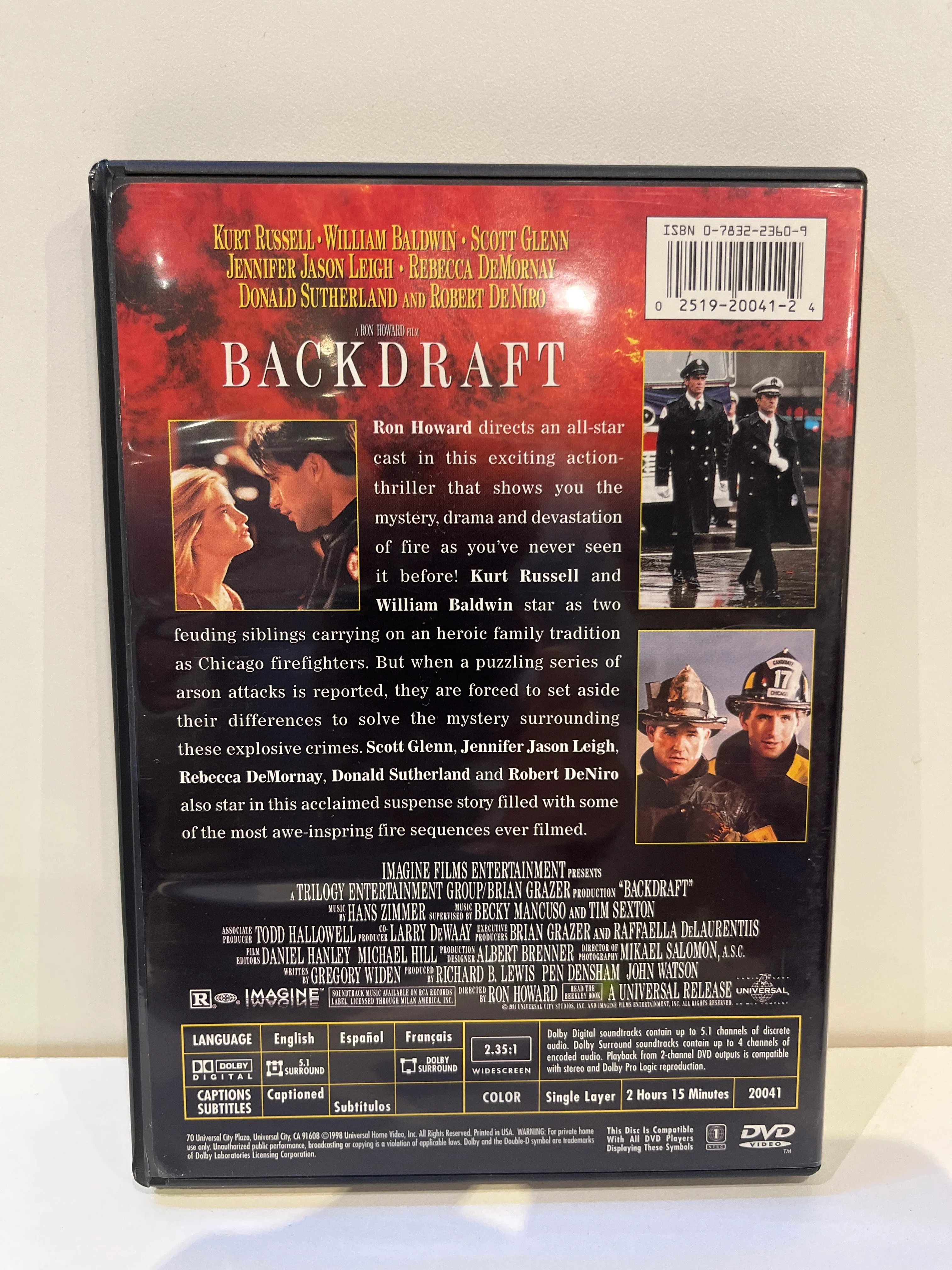 Backdraft - DVD - Image 2
