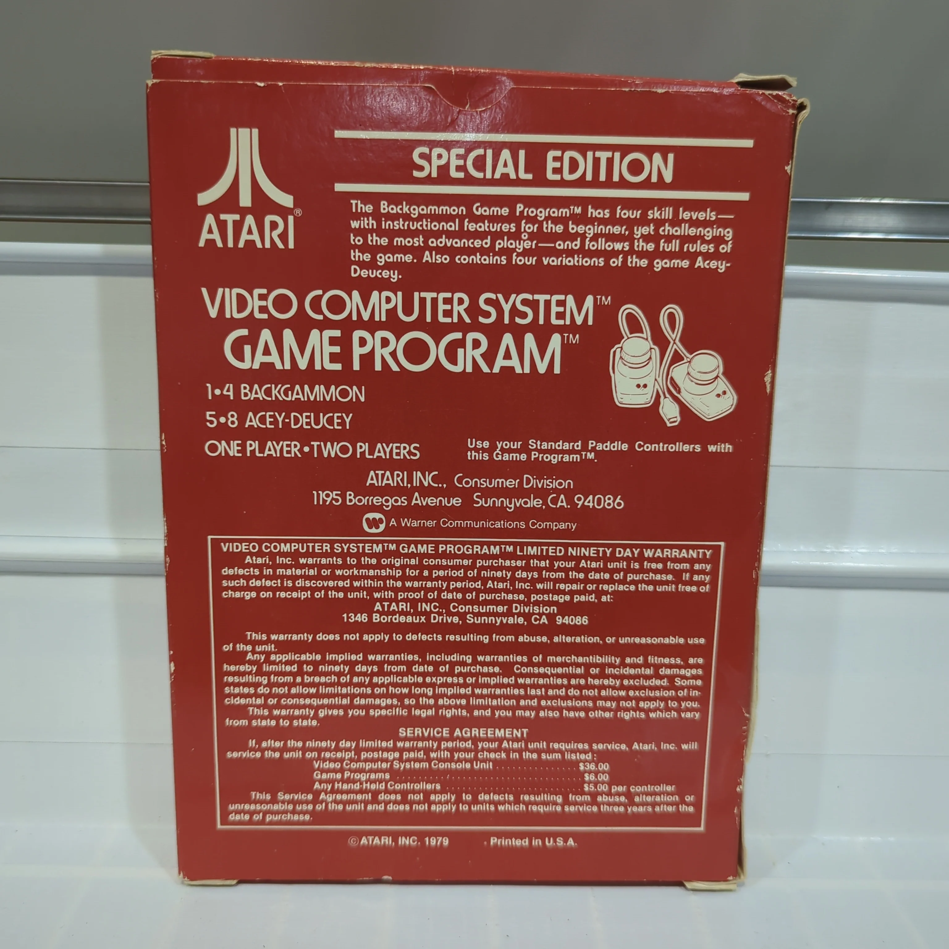 Backgammon [Text Label] - Atari 2600 - Image 3