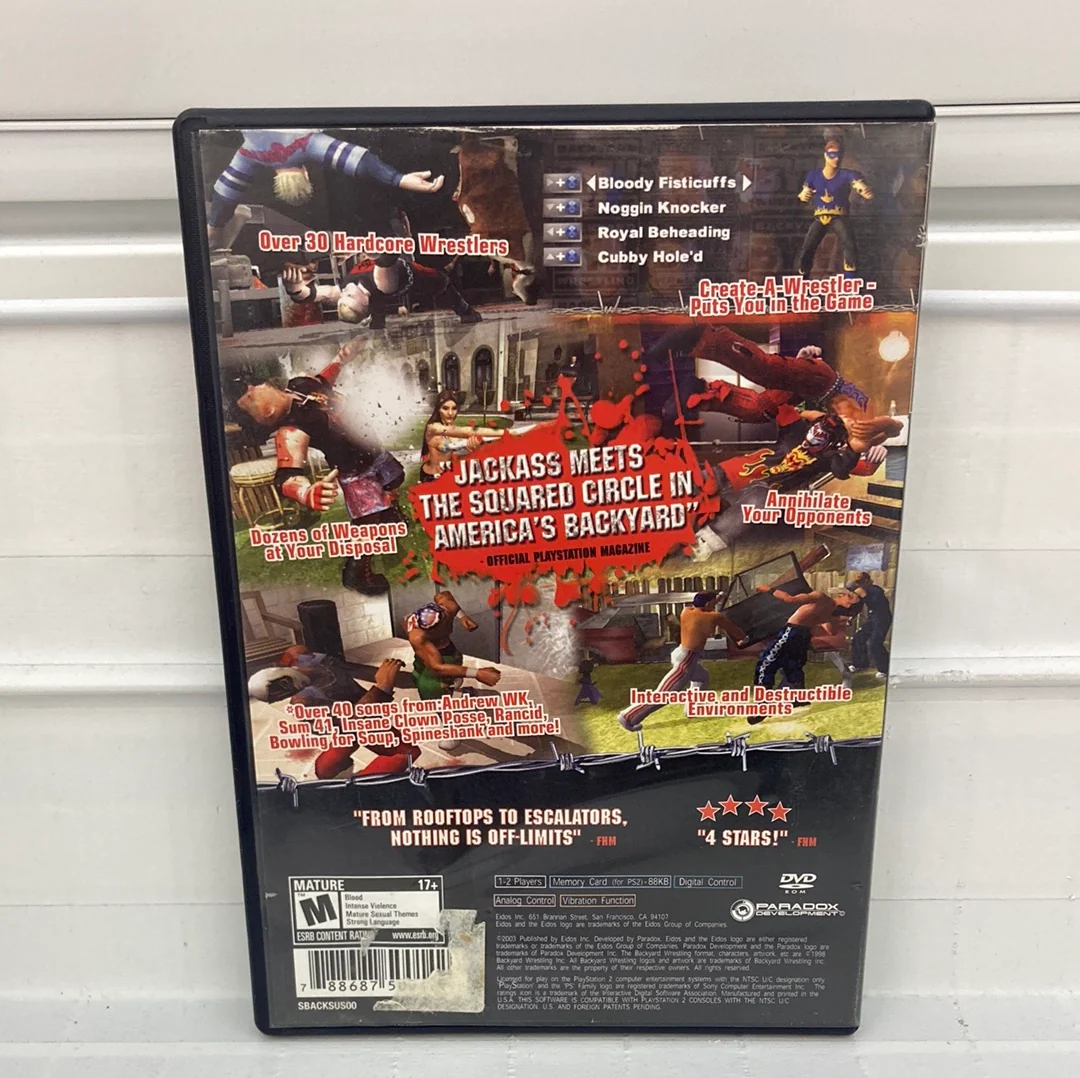 Backyard Wrestling - Playstation 2 - Image 2