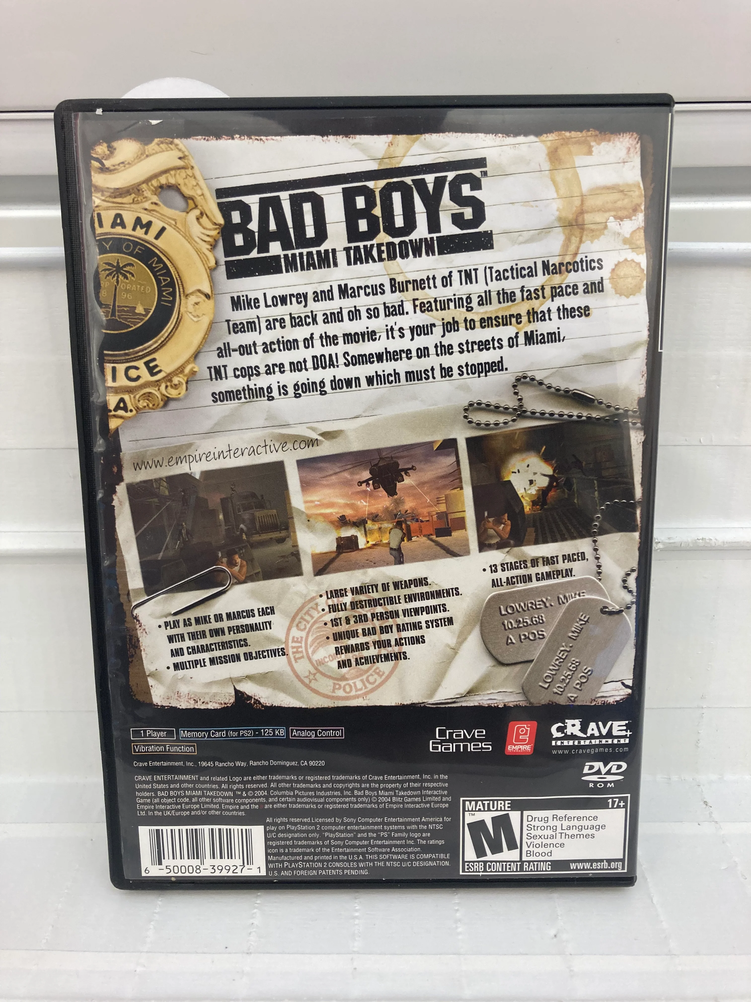 Bad Boys Miami Takedown - Playstation 2 - Image 2