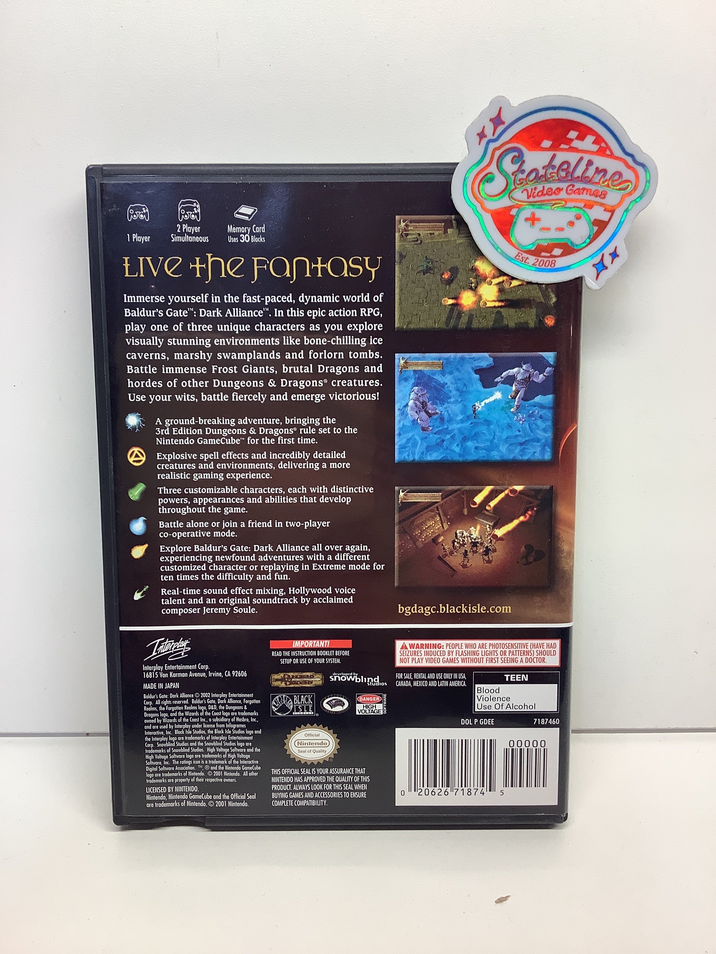 Baldur's Gate Dark Alliance - Gamecube - Image 2