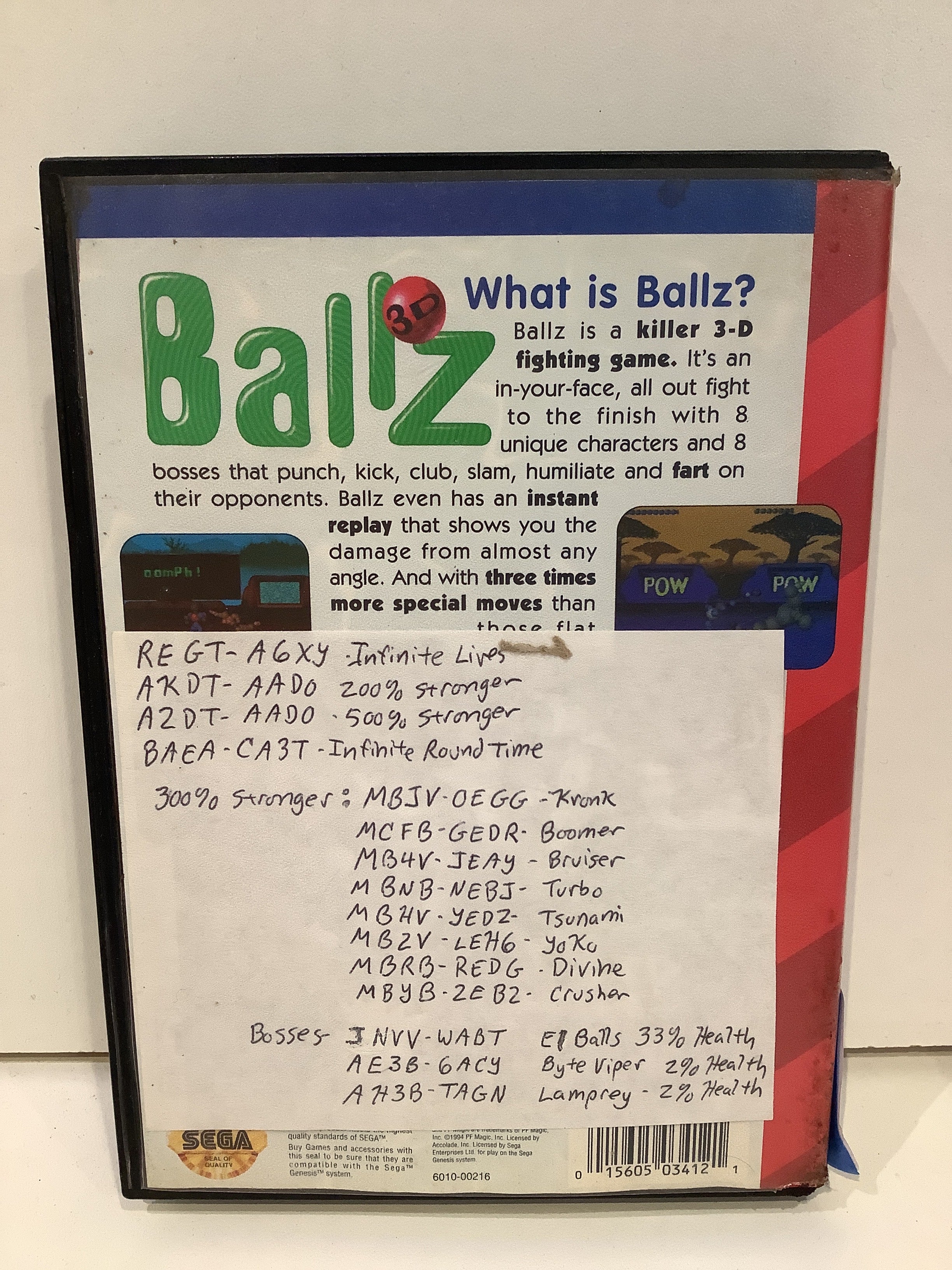 Ballz - Sega Genesis - Image 2
