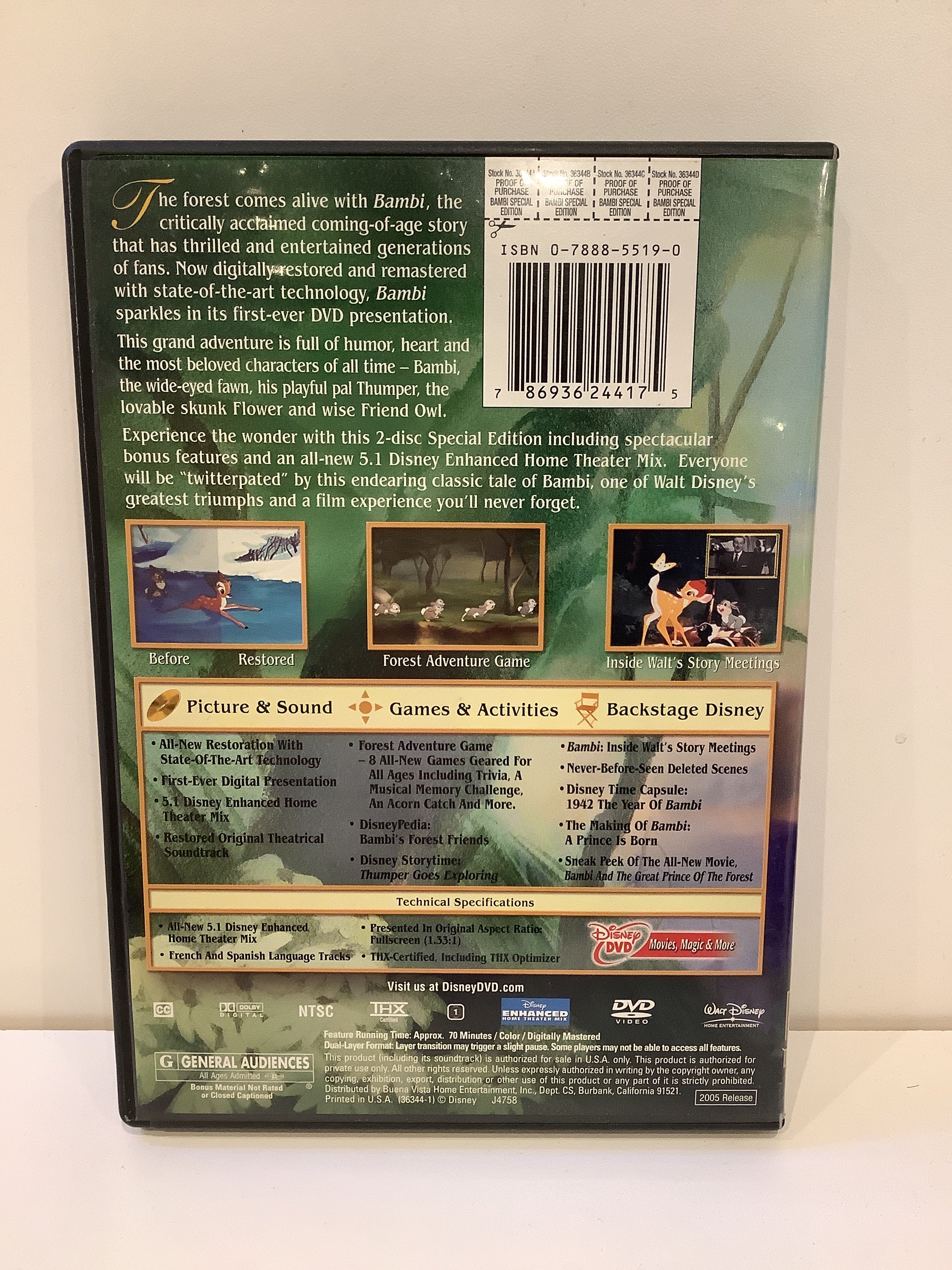 Bambi: 2-Disc Special Edition - DVD - Image 2