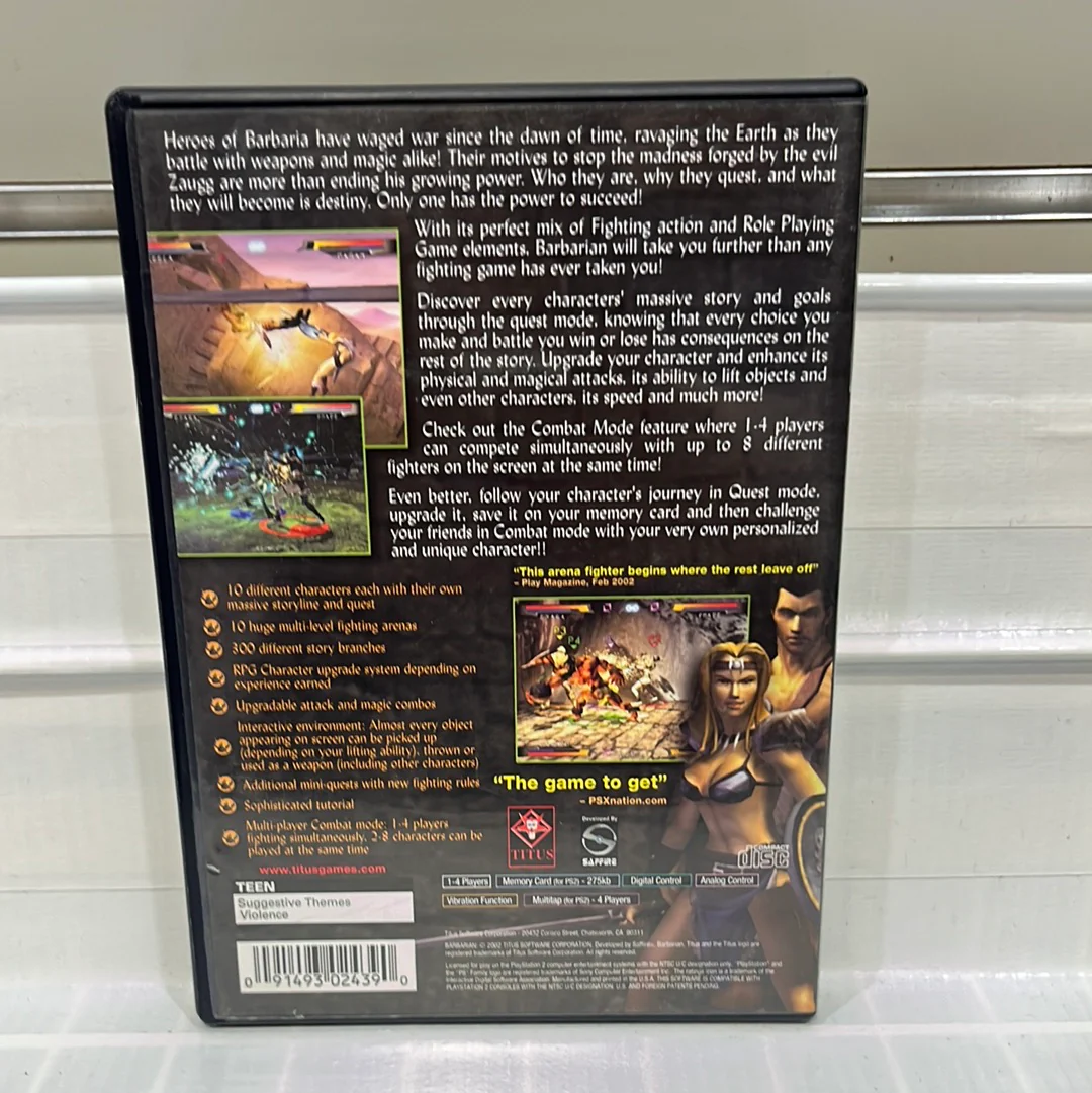 Barbarian - Playstation 2 - Image 2