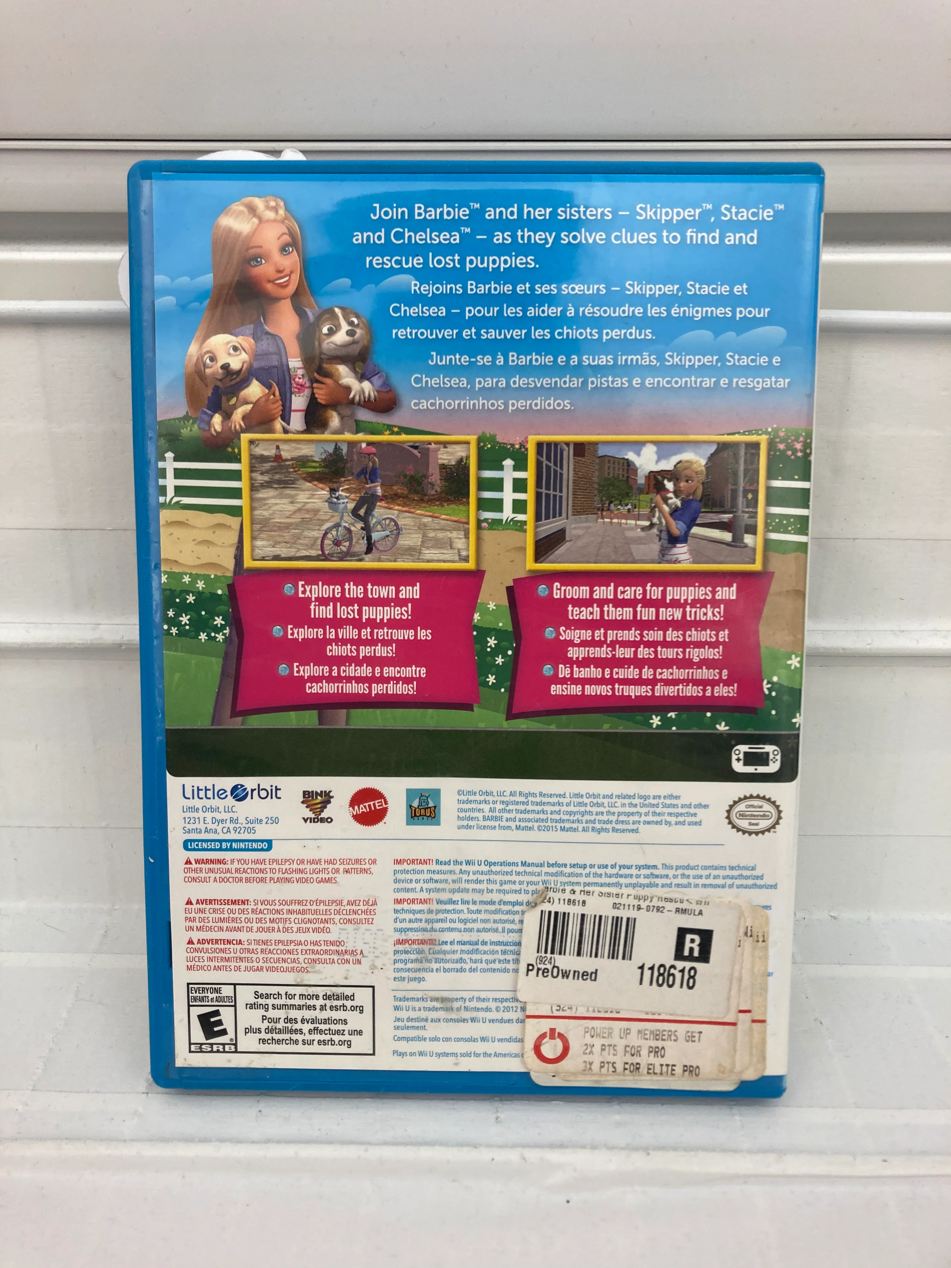 Barbie and Her Sisters: Puppy Rescue - Wii U - Image 2