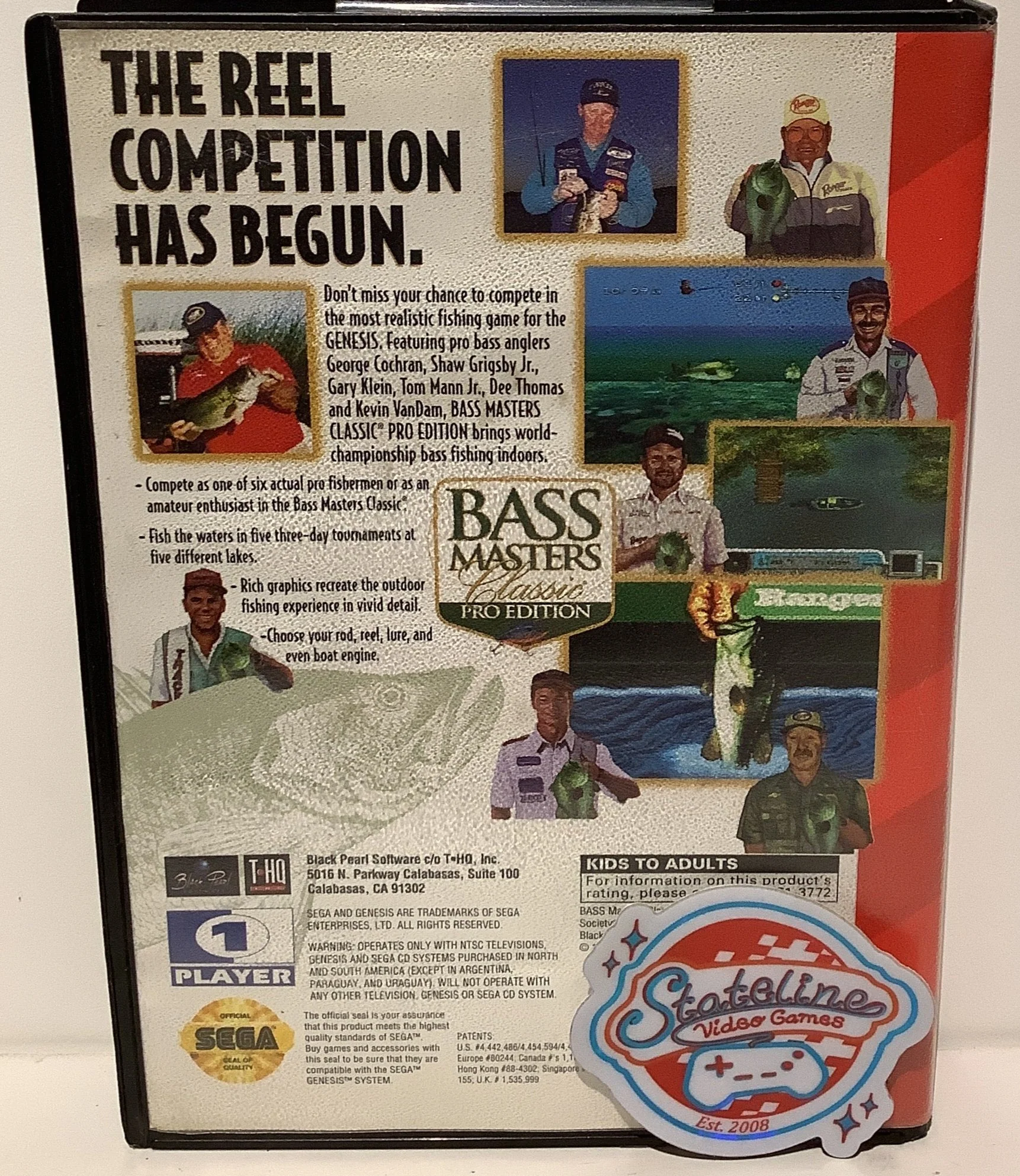 Bass Masters Classic Pro Edition - Sega Genesis - Image 2