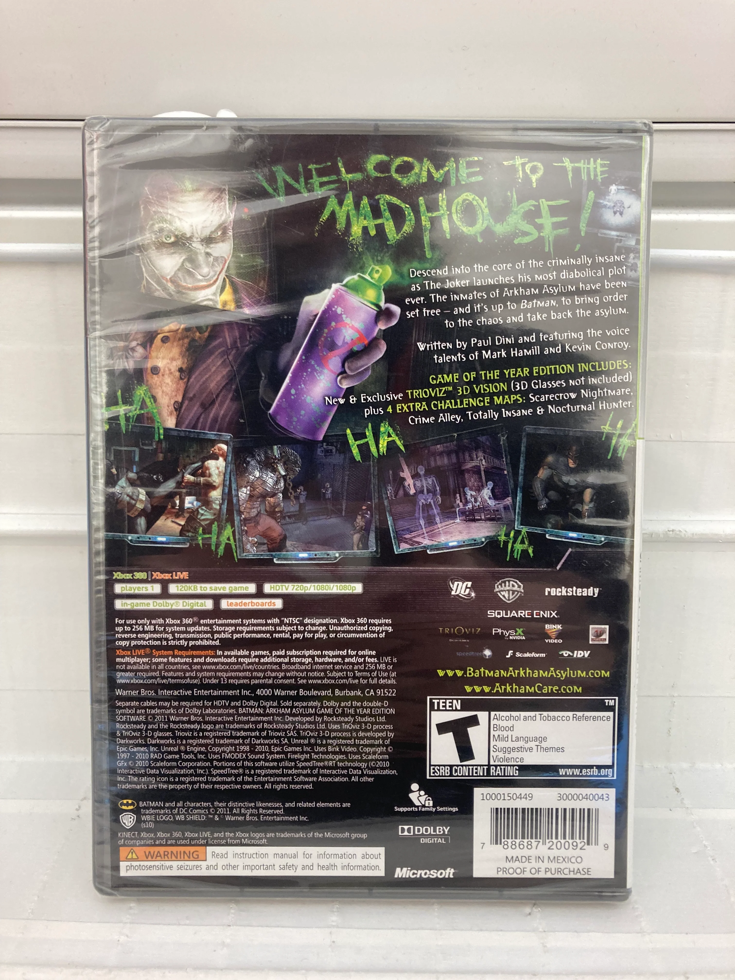 Batman: Arkham Asylum [Game of the Year] - Xbox 360 - Image 4