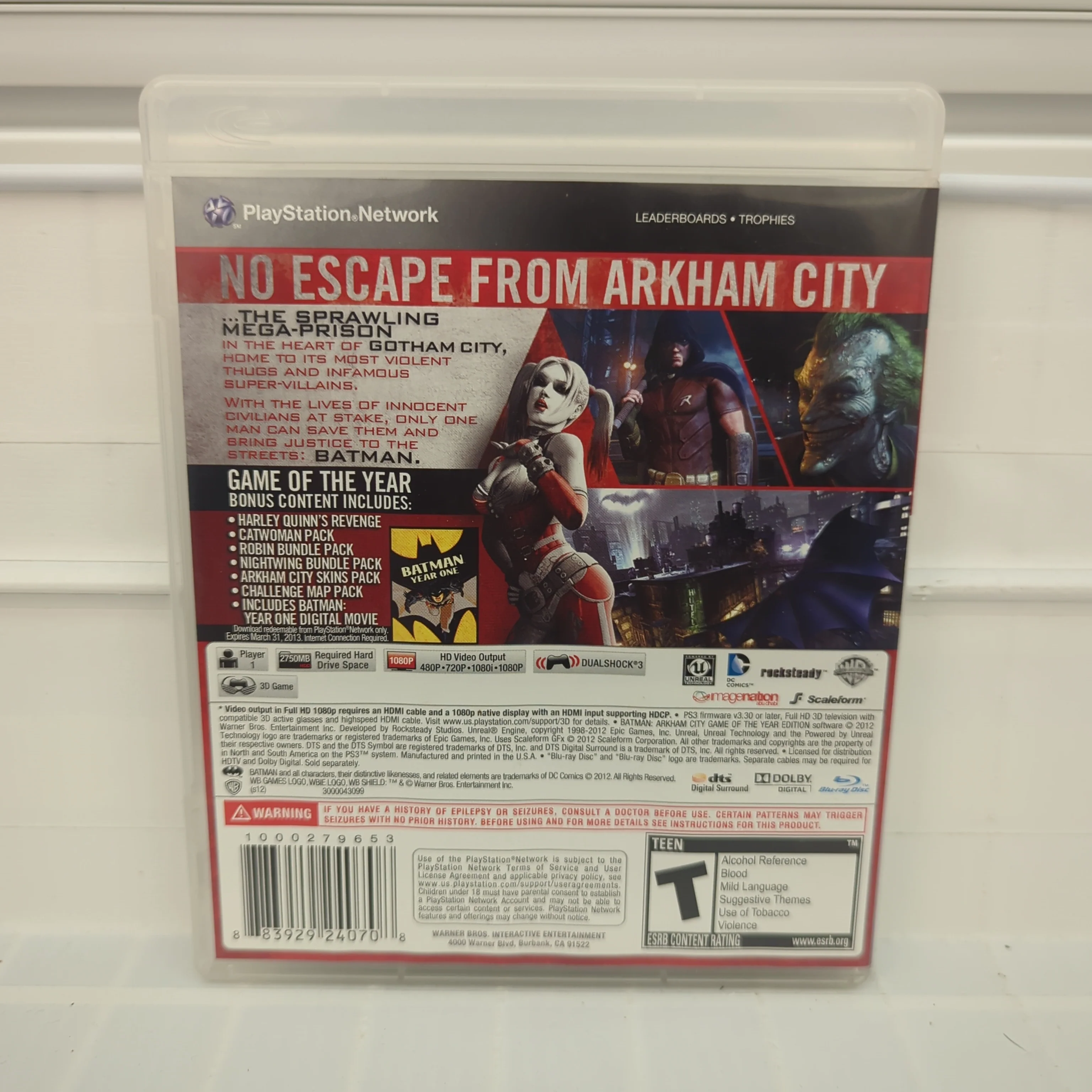 Batman: Arkham City [Game of the Year] - Playstation 3 - Image 2