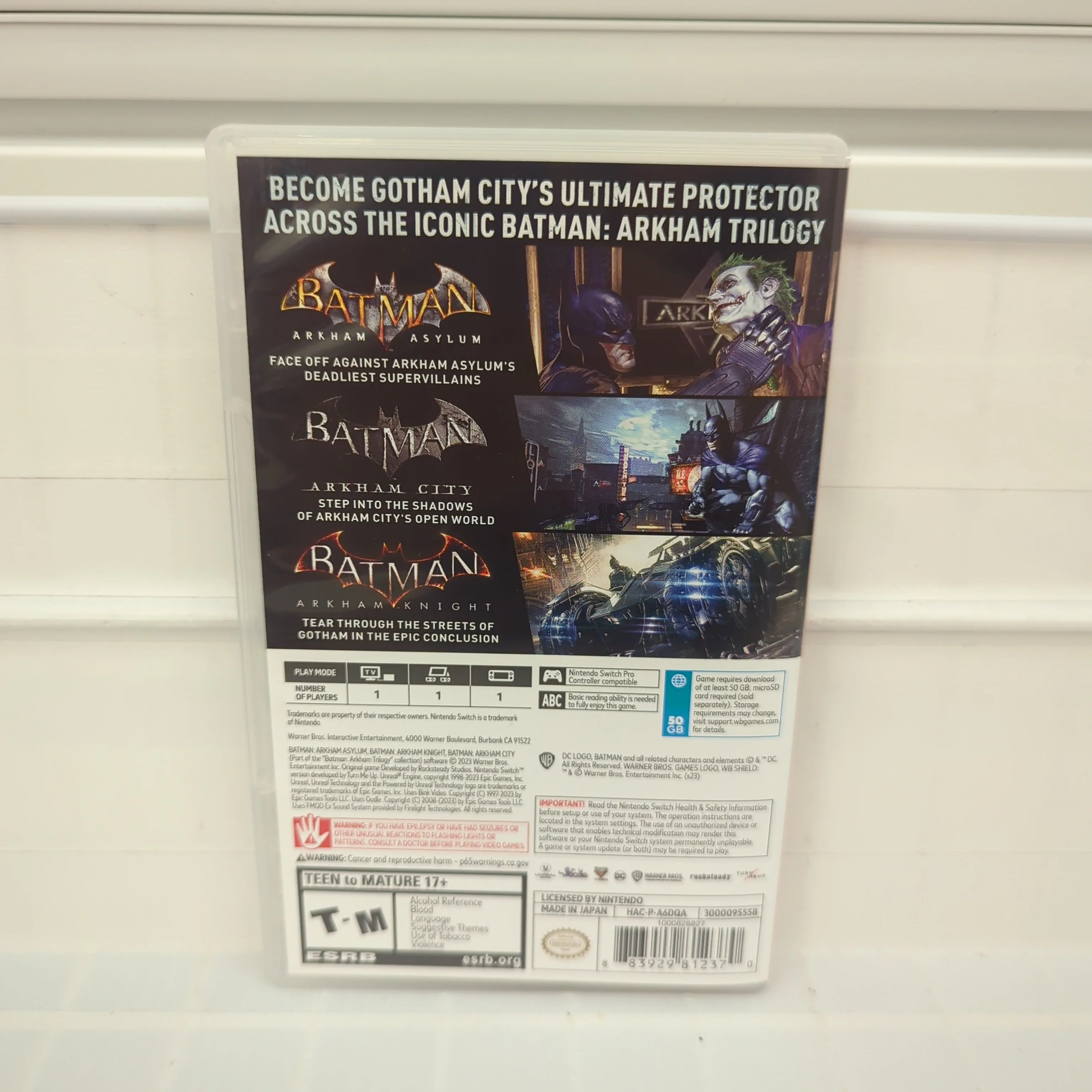 Batman: Arkham Trilogy - Nintendo Switch - Image 2