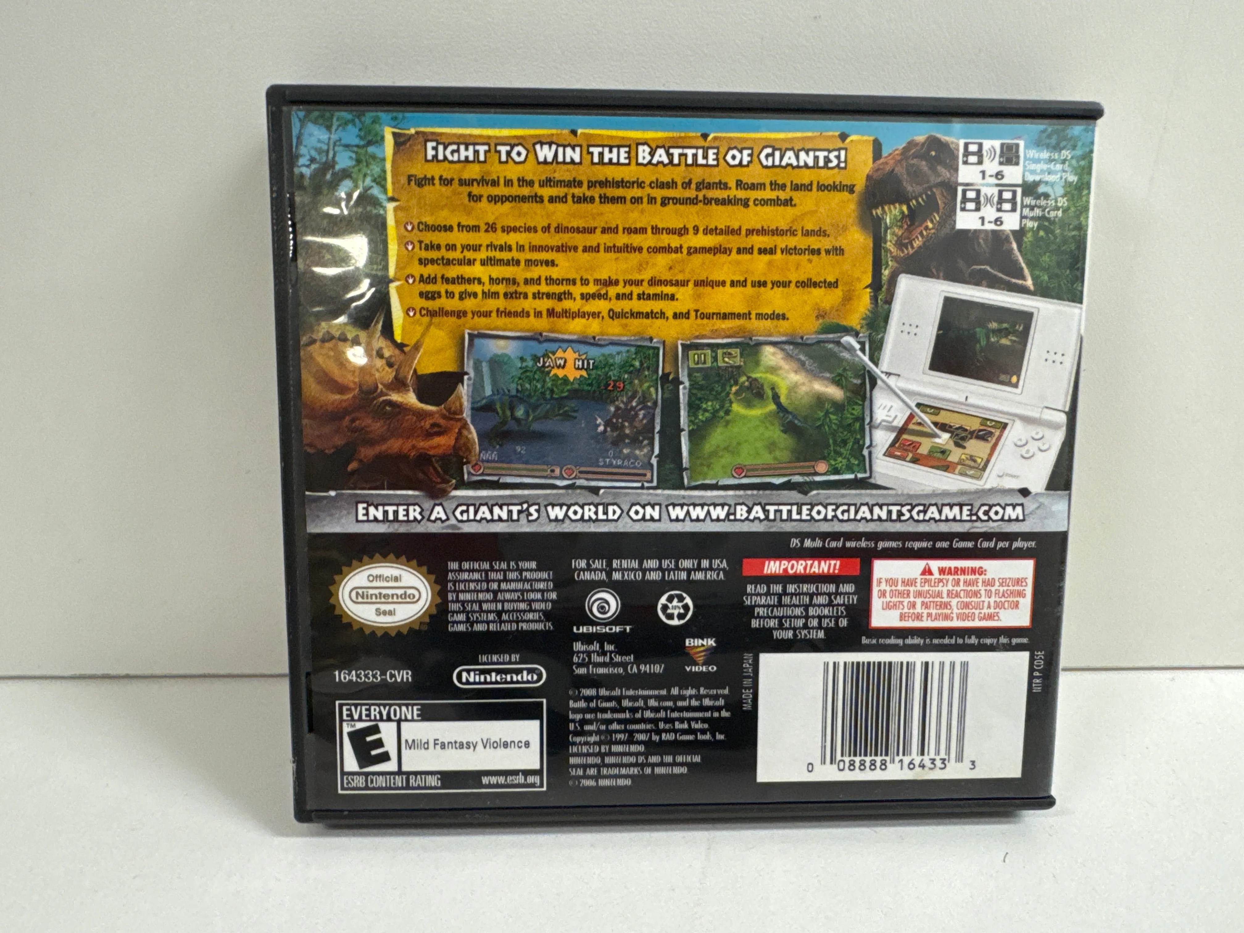 Battle of Giants: Dinosaurs - Nintendo DS - Image 2