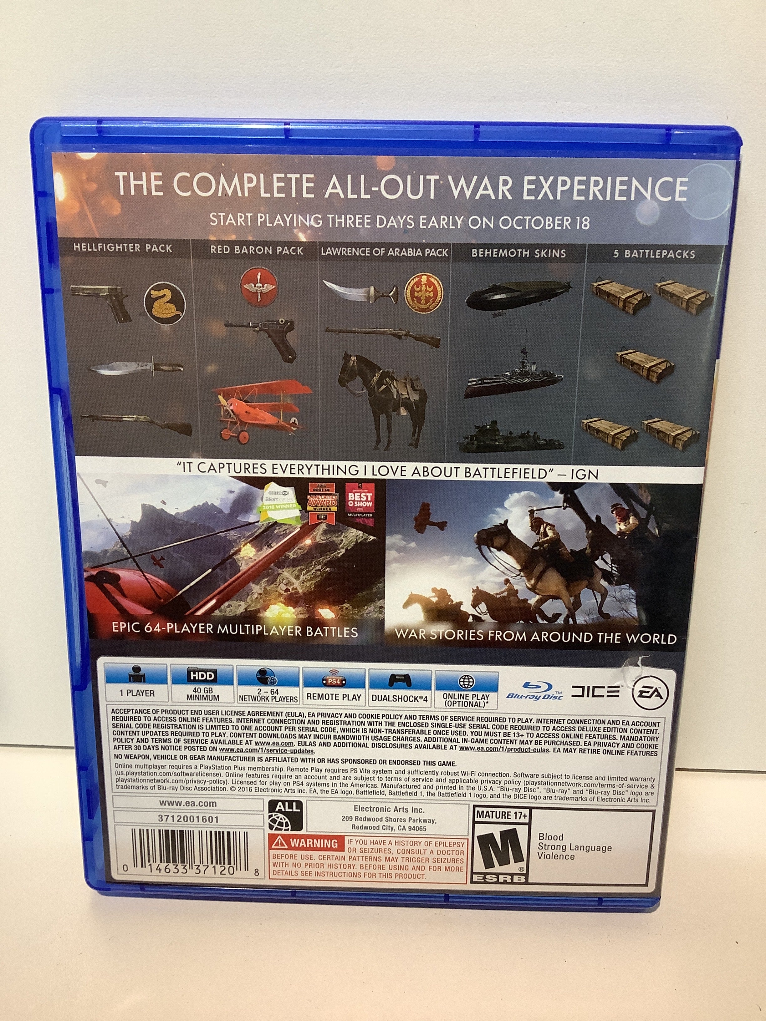 Battlefield 1 [Early Enlister Deluxe Edition] - Playstation 4 - Image 2