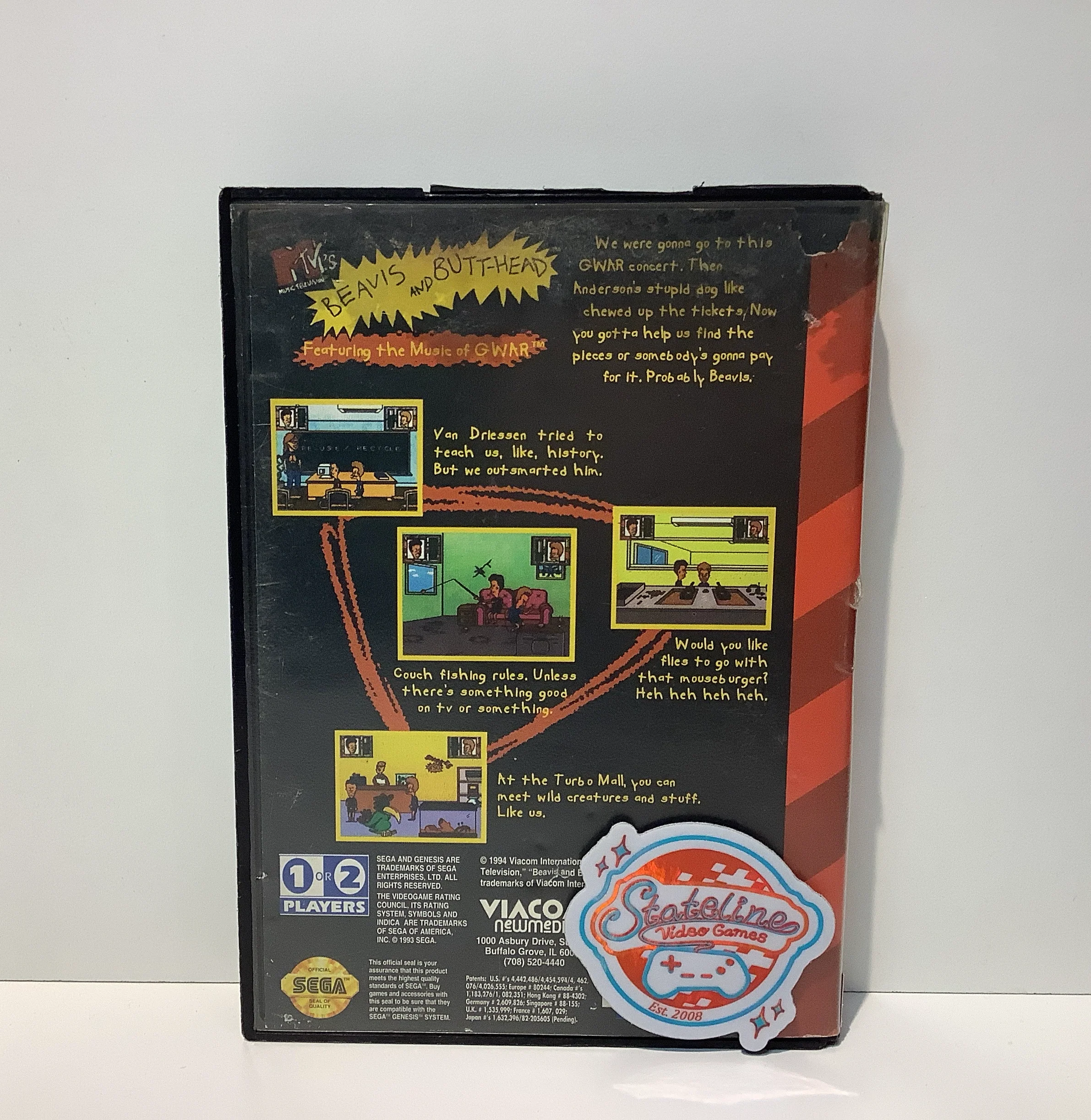 Beavis and Butthead - Sega Genesis - Image 2