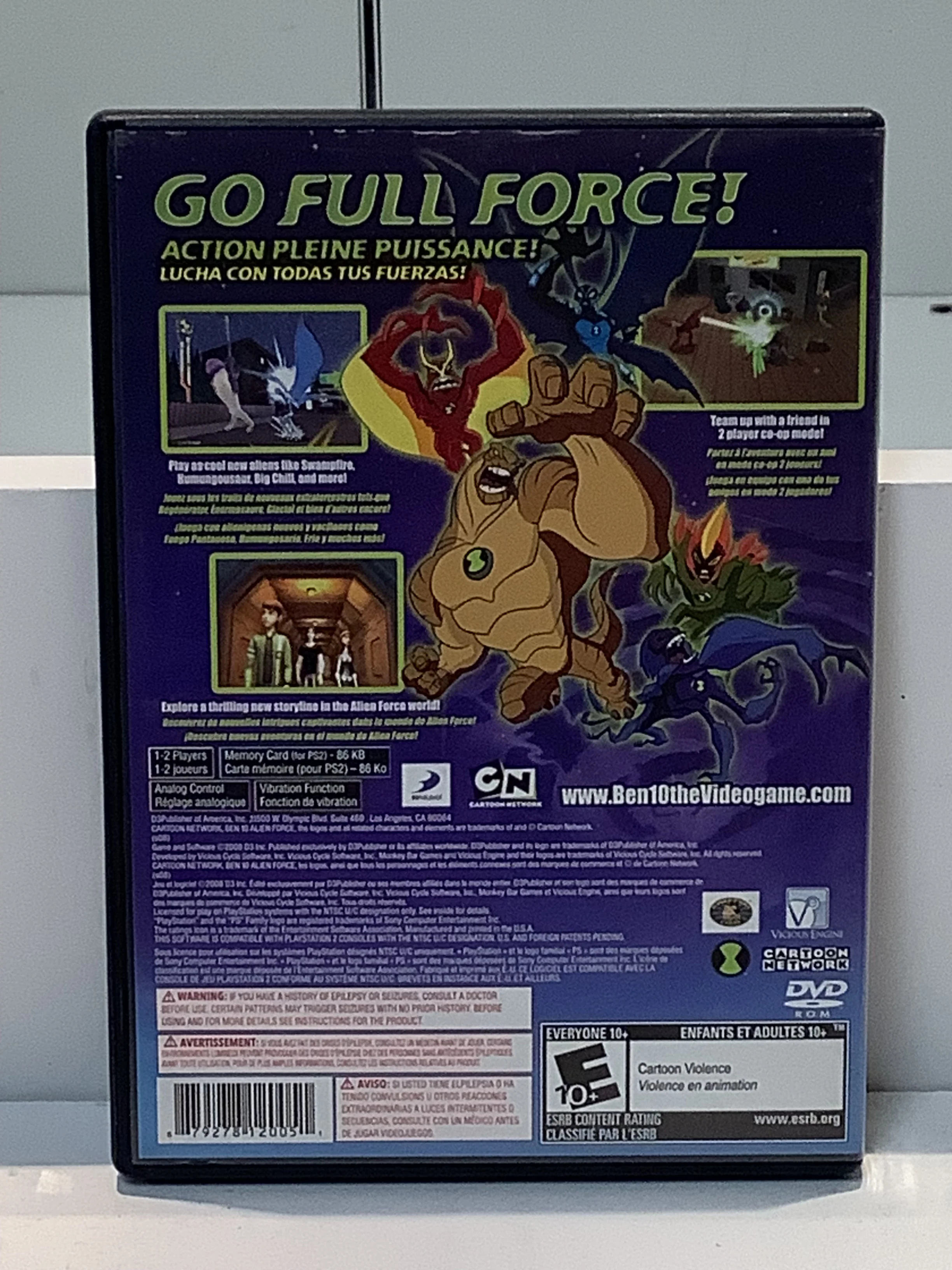 Ben 10 Alien Force - Playstation 2 - Image 2