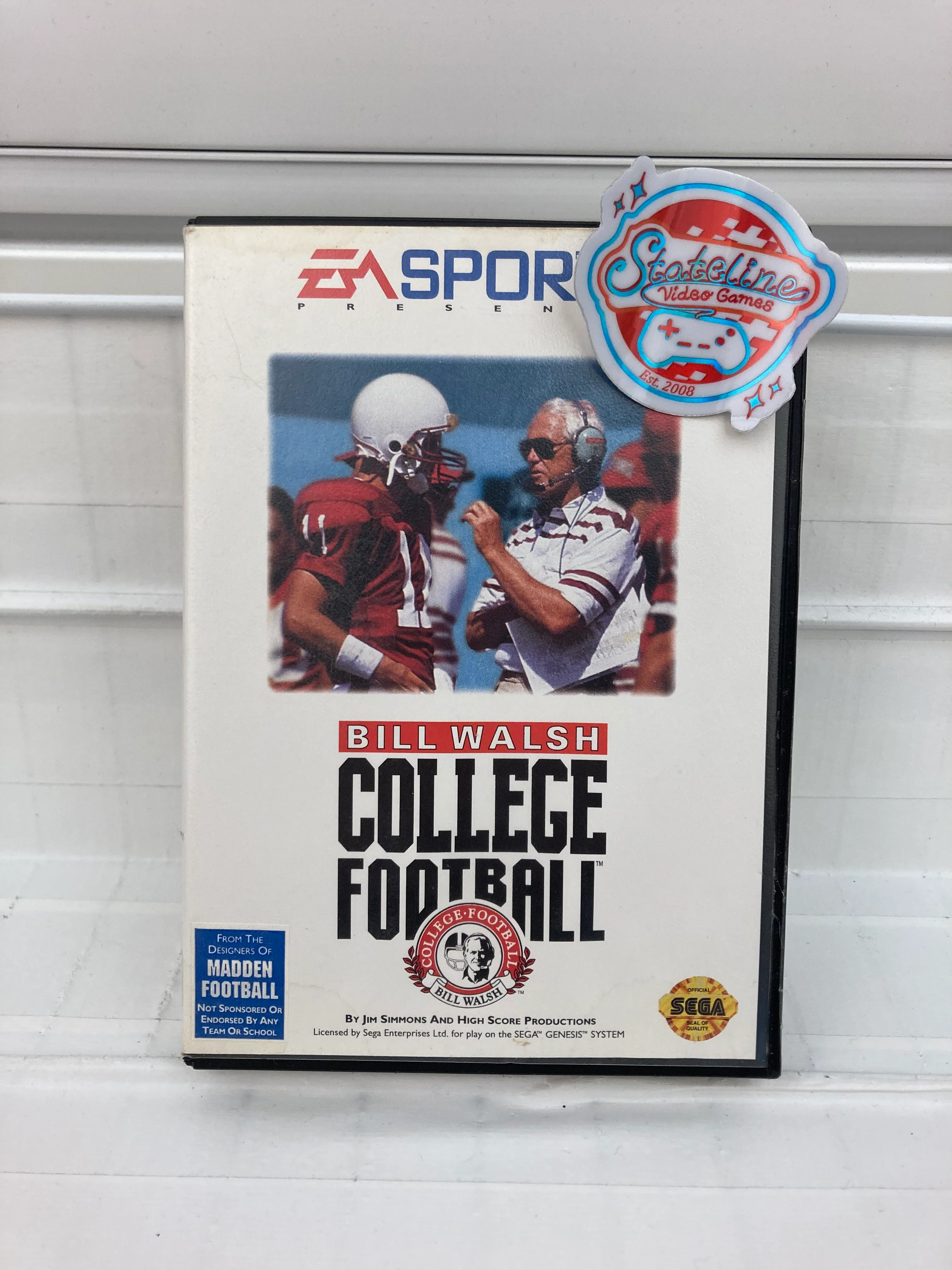 Bill Walsh College Football - Sega Genesis