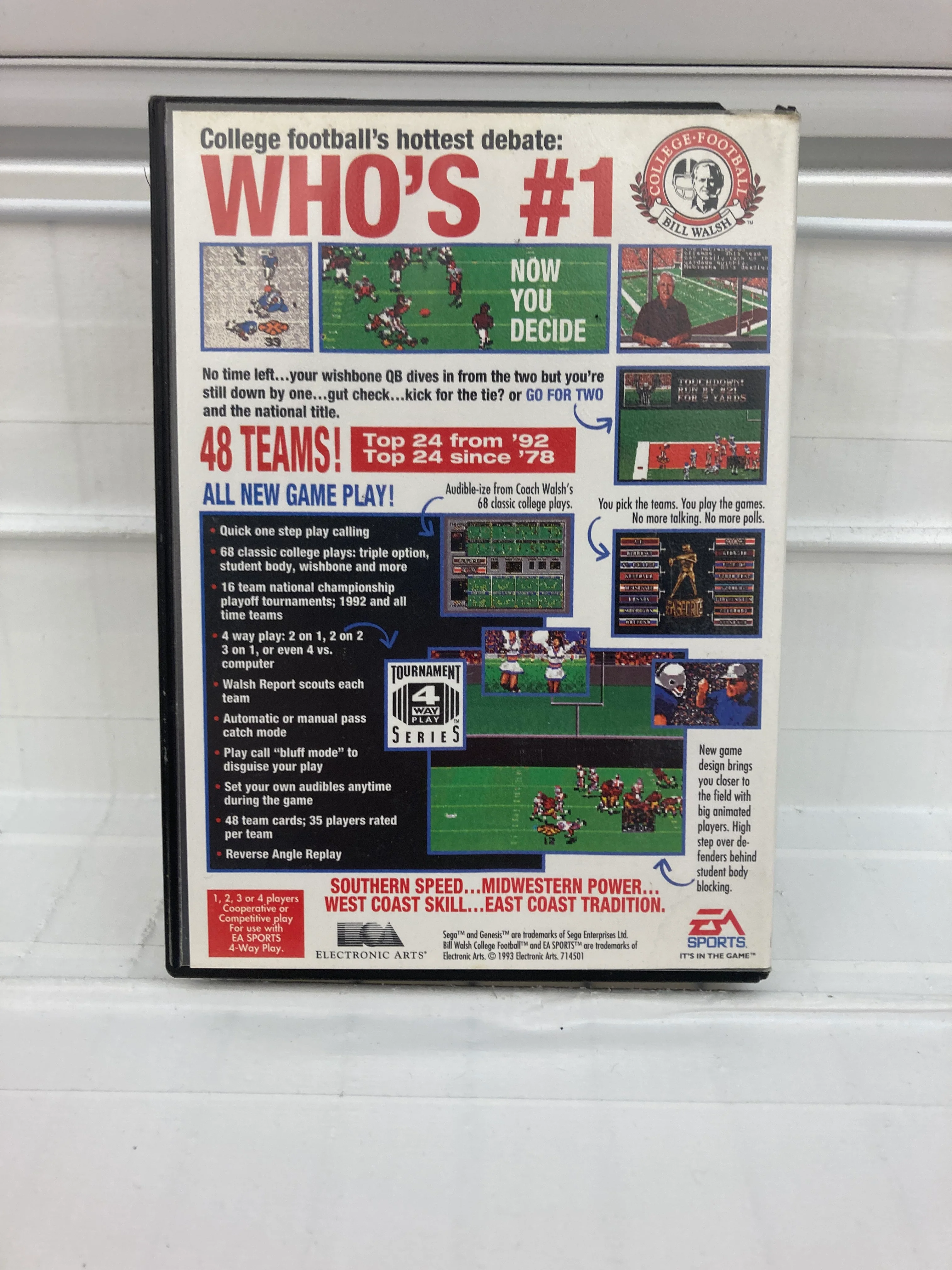 Bill Walsh College Football - Sega Genesis - Image 2