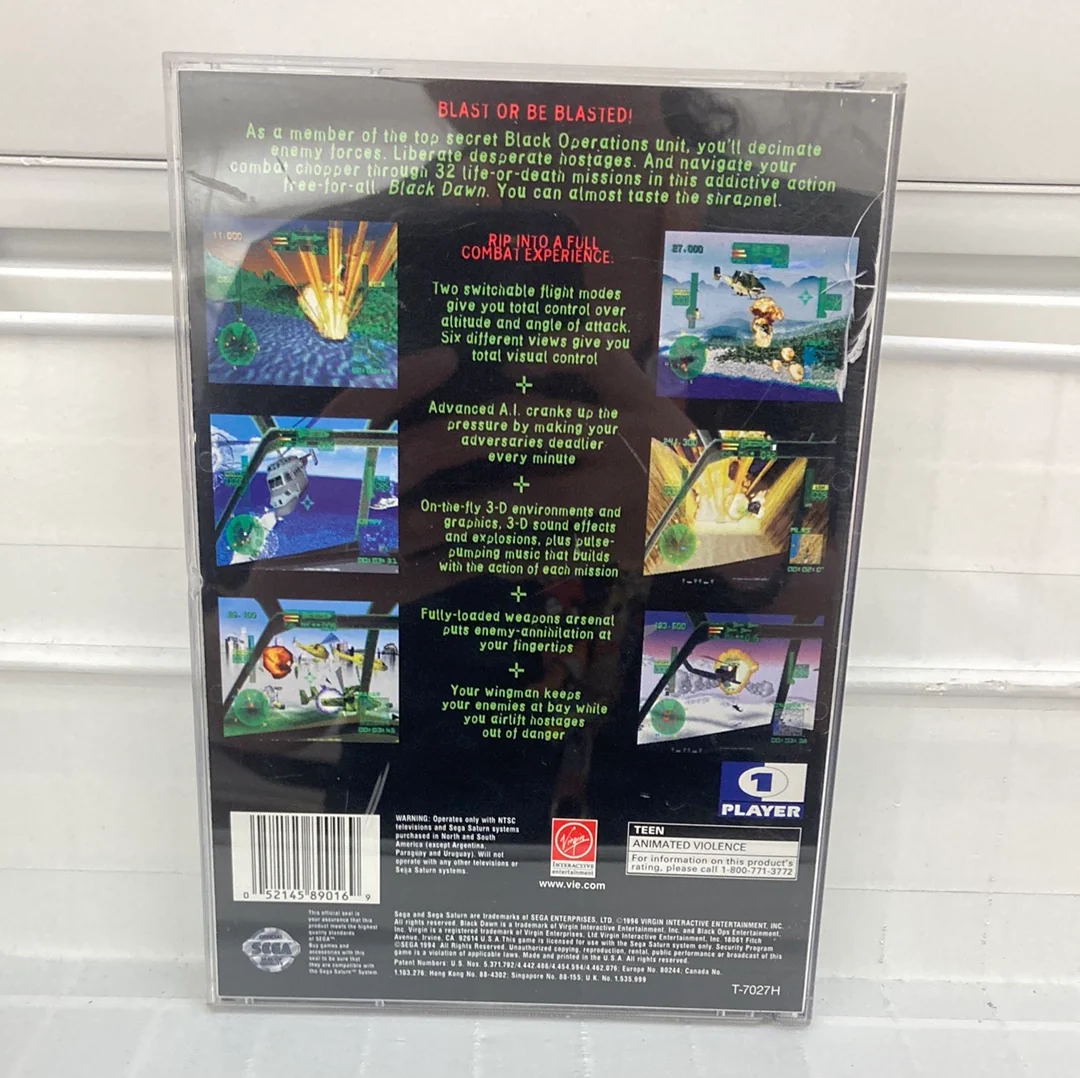 Black Dawn - Sega Saturn - Image 2