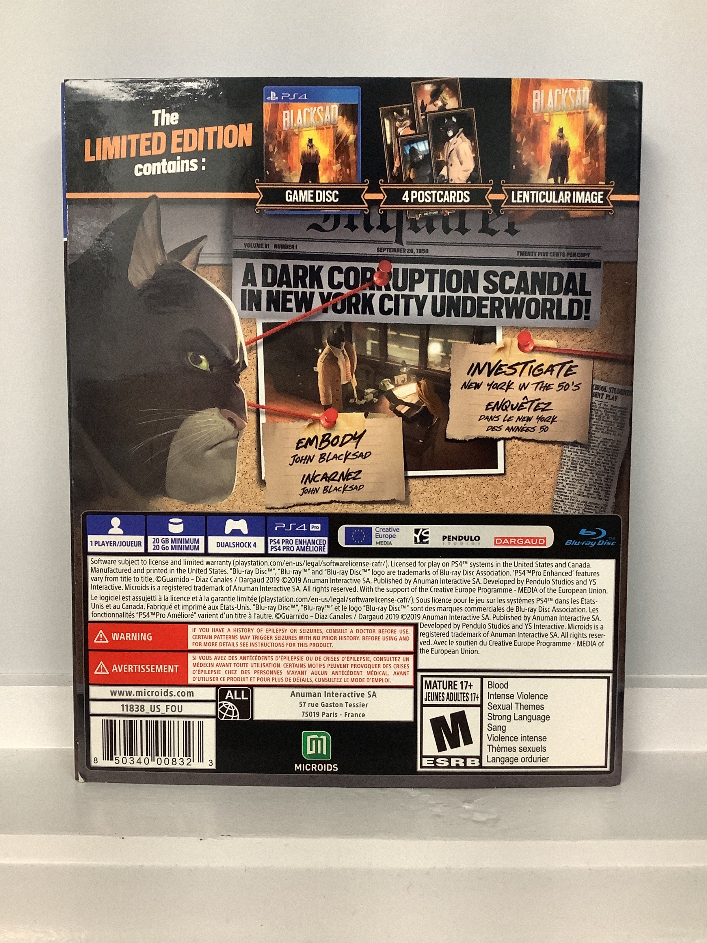 Blacksad: Under the Skin - Playstation 4 - Image 2