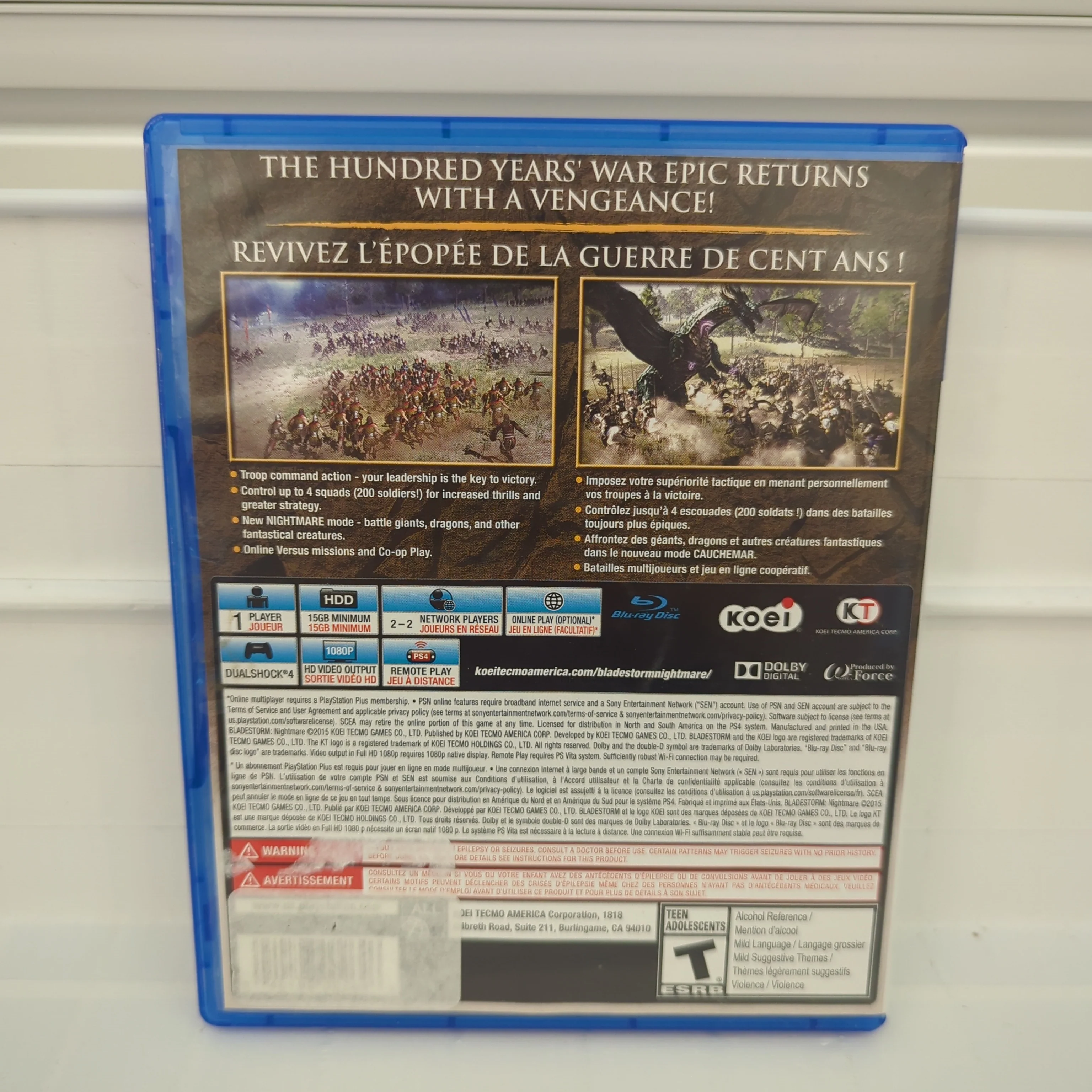 Bladestorm: Nightmare - Playstation 4 - Image 2