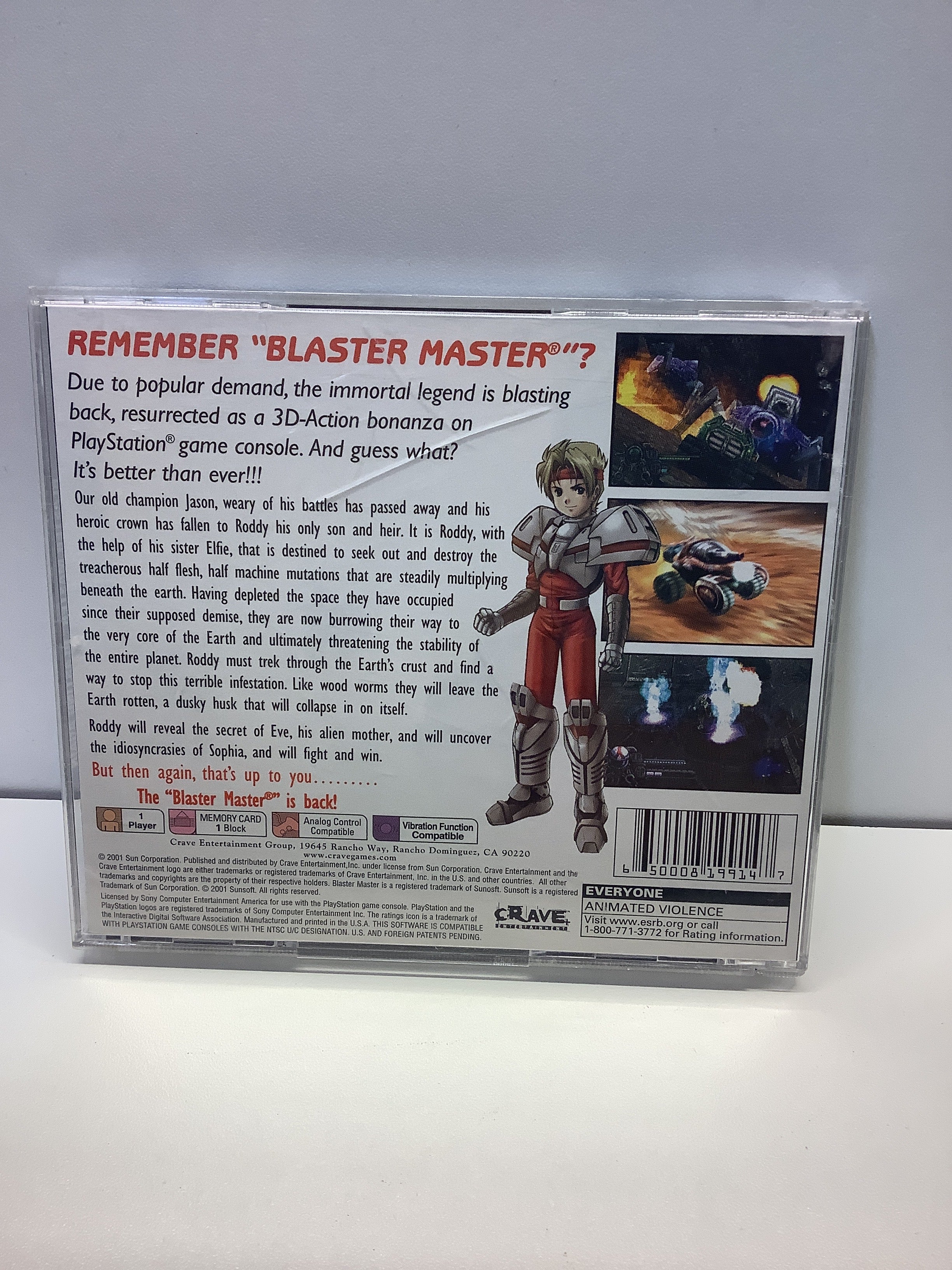 Blaster Master Blasting Again - Playstation - Image 2